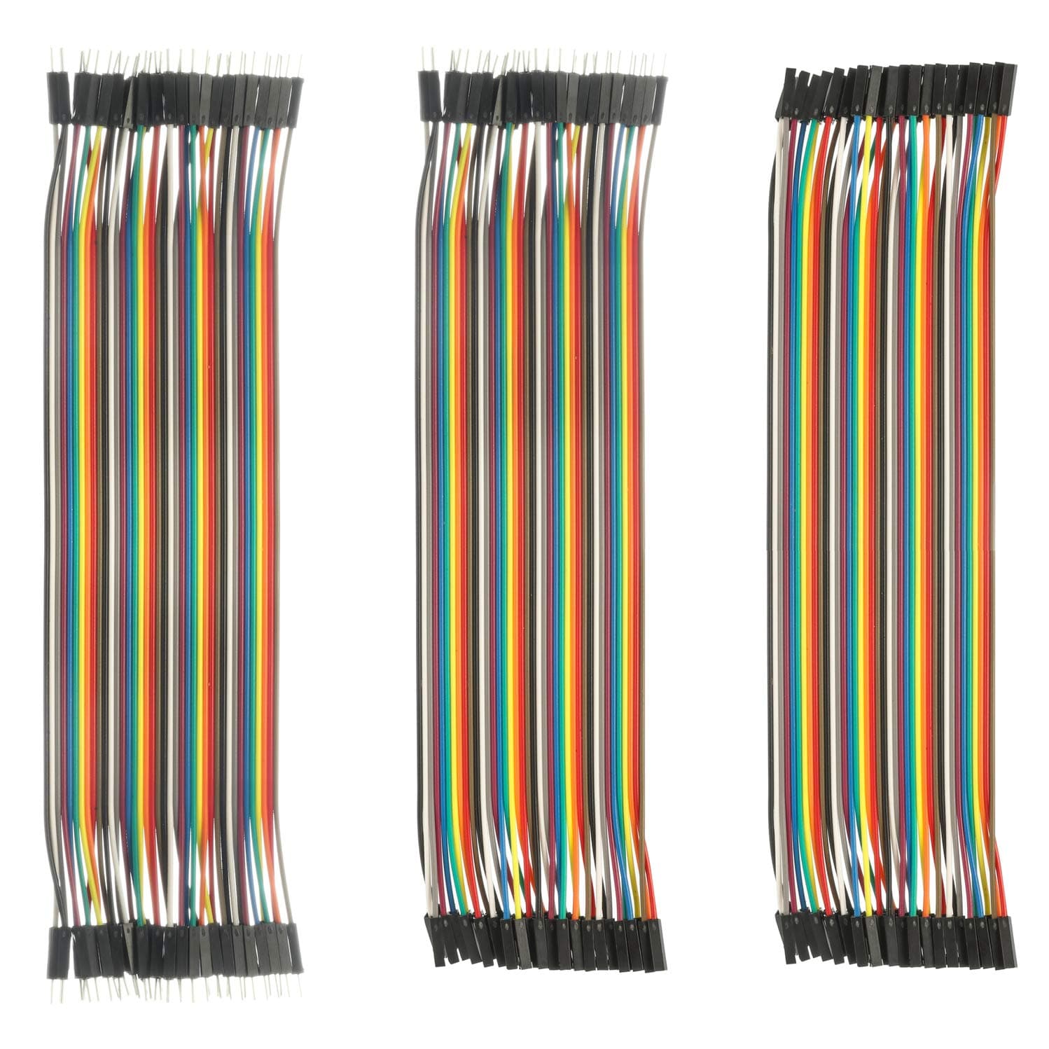 Jumper Wires Set - 120 PCs 3in1 breadboard Wires, Male to Male, Female to Male, Female to Female
