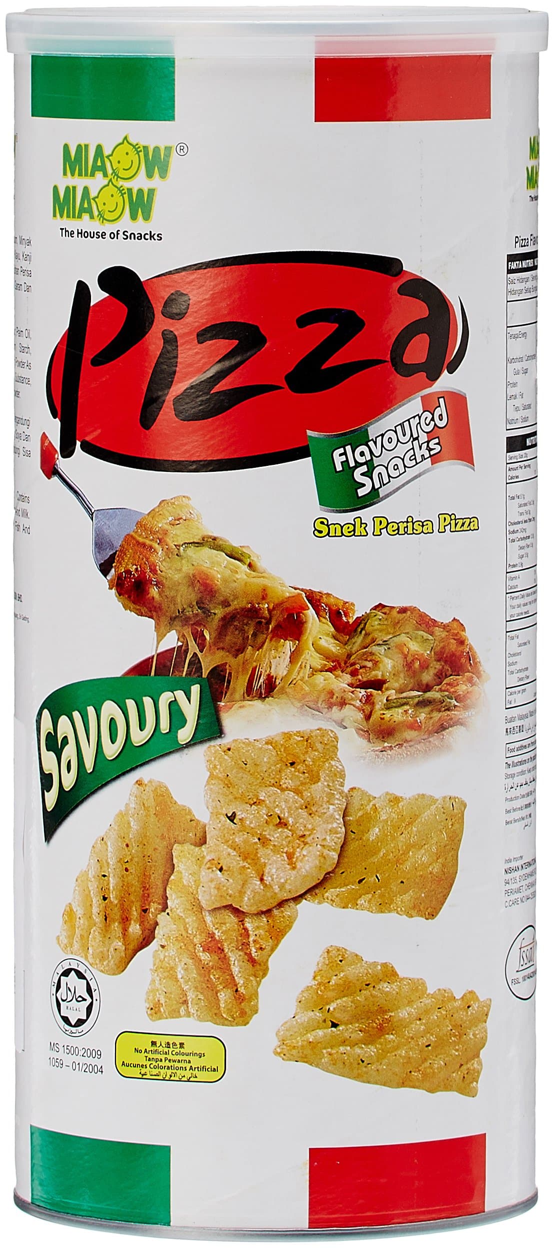 Miaow Miaow Pizza Snacks, 100g