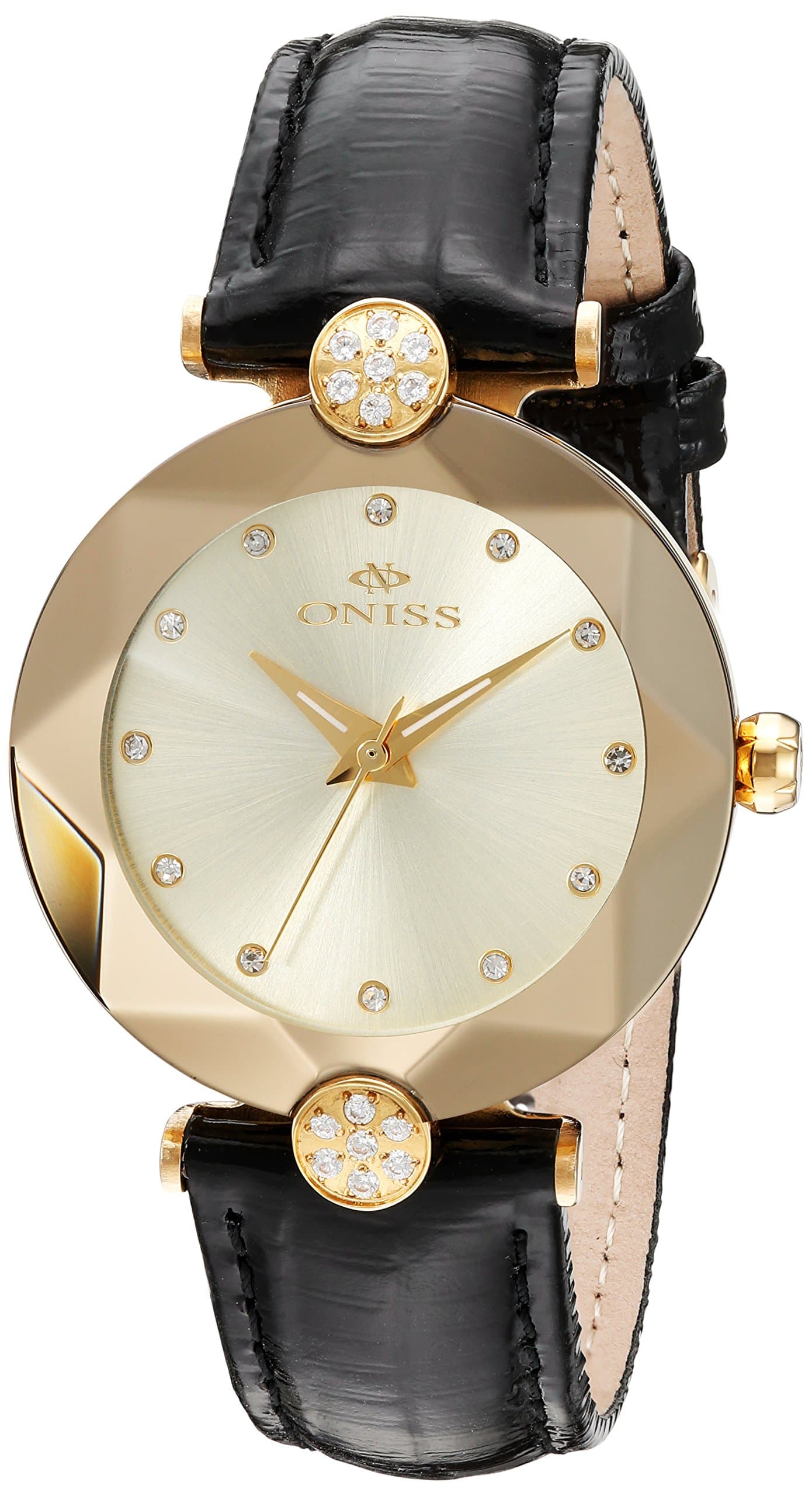 Oniss Women's Analogue Japanese-Quartz Watch with Leather Strap ON8776-LGG