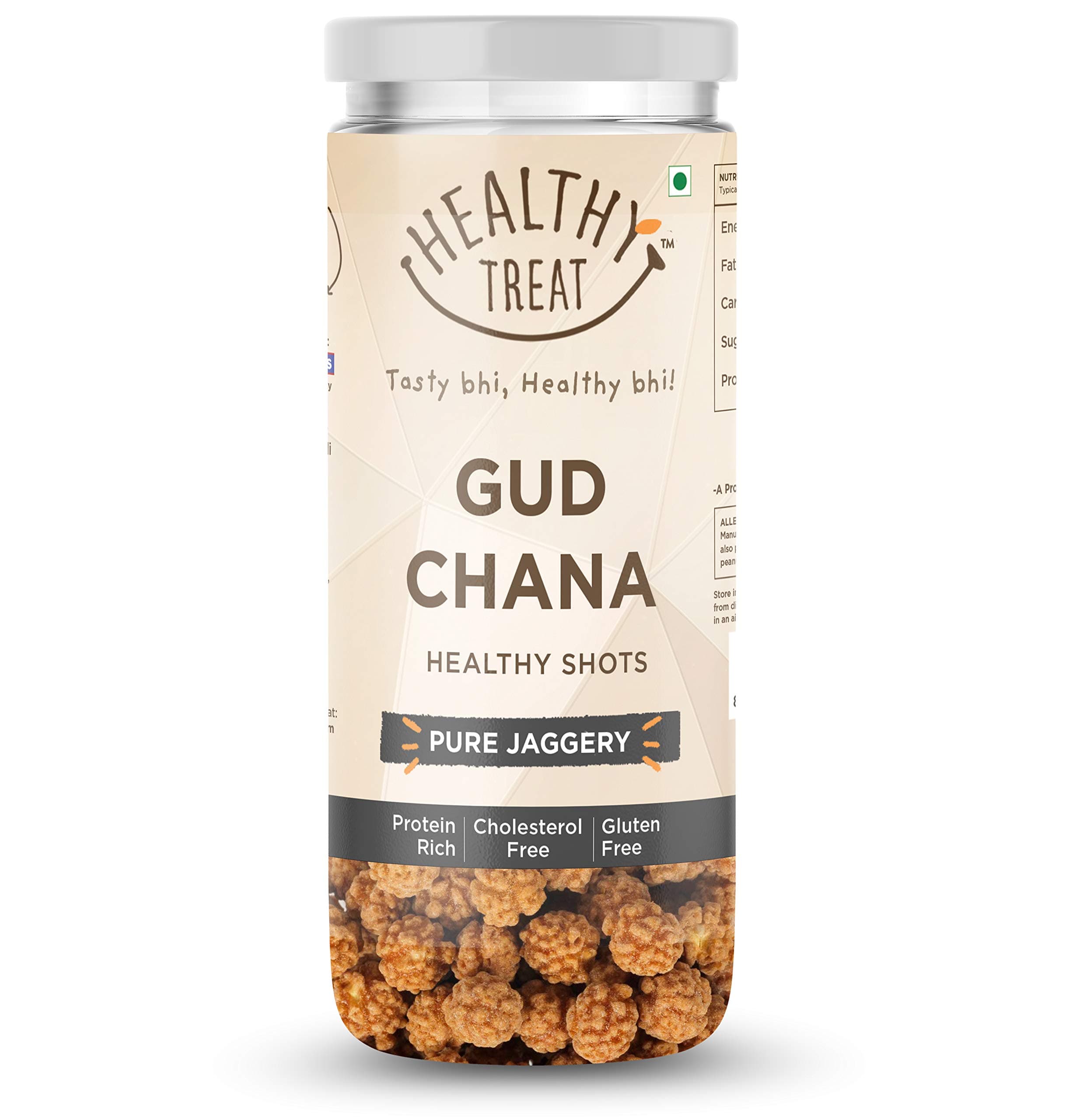 Gur Chana 100 gm Jar | Jaggery Coated Chana | Immunity Booster