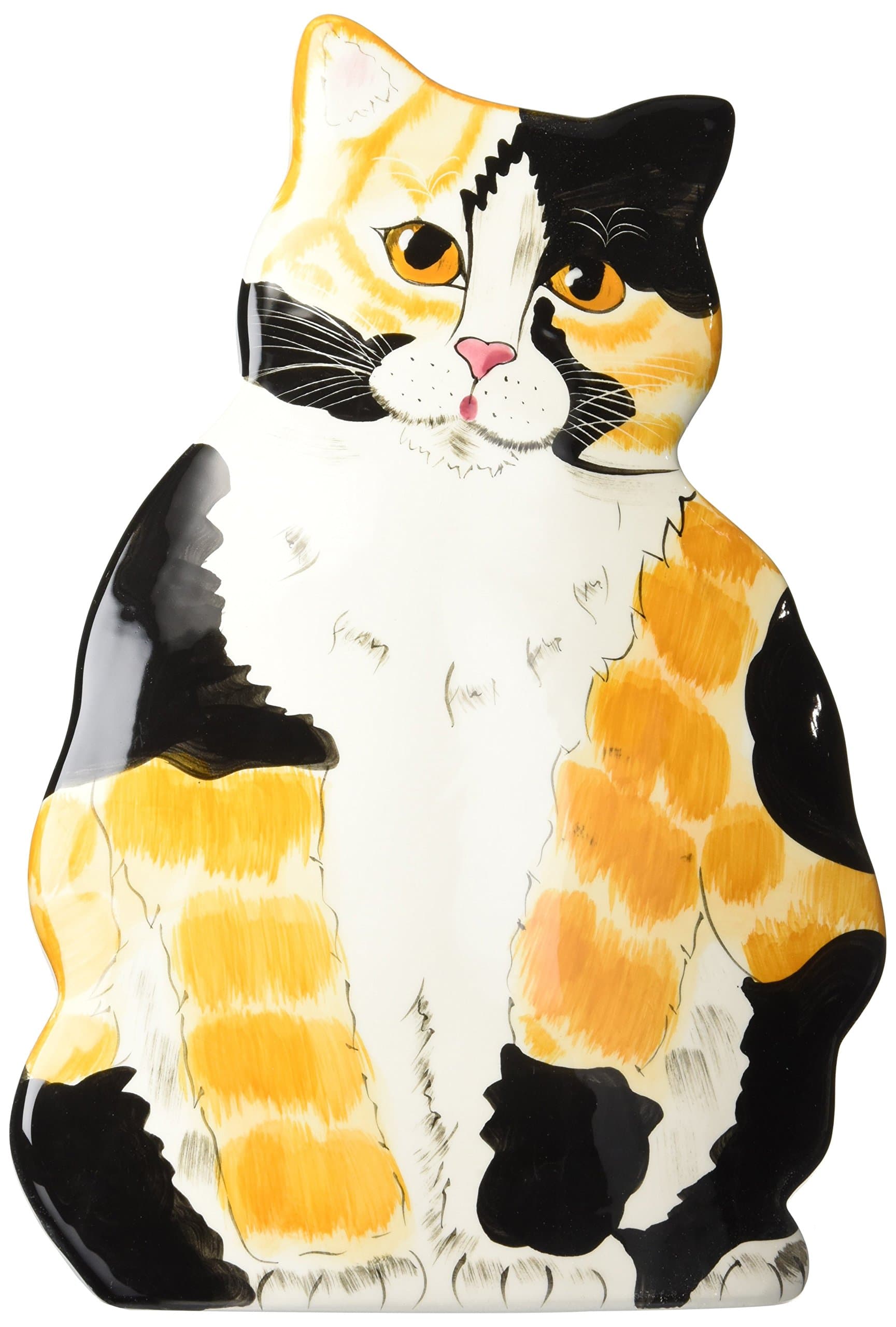 Rescue Me Now Pavilion Gift, Large Calico Cat Vase, 11-1/2-Inch Tall