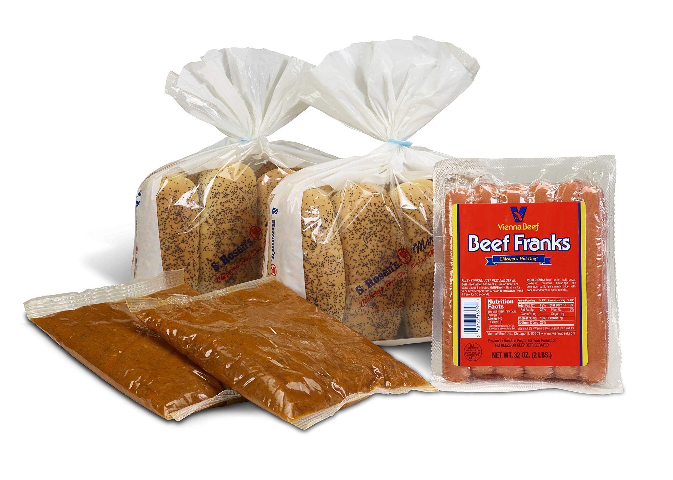 Vienna® Beef Chicago Chili Dog Kits