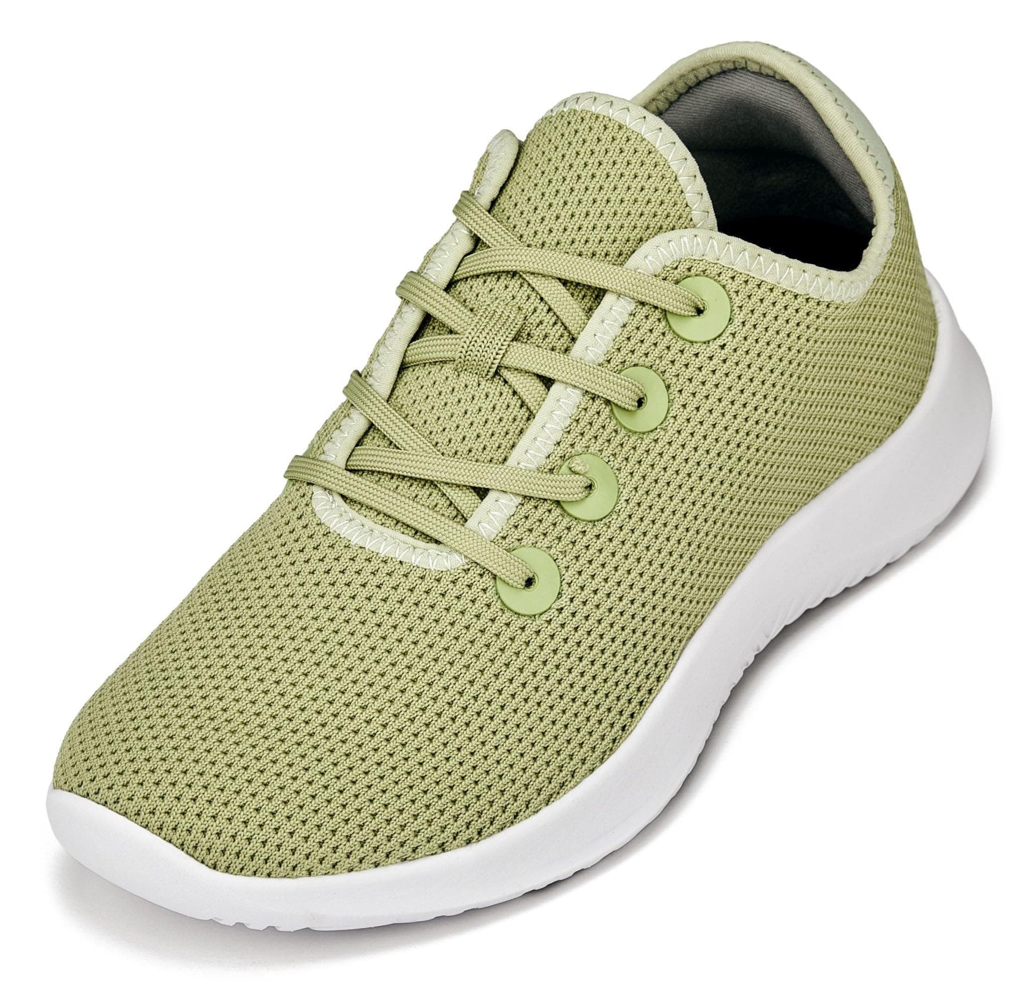 Men's Invisible Height Increasing Elevator Shoes - Ultra Lightweight Knitted Sporty Sneakers - 2.4 Inches Taller