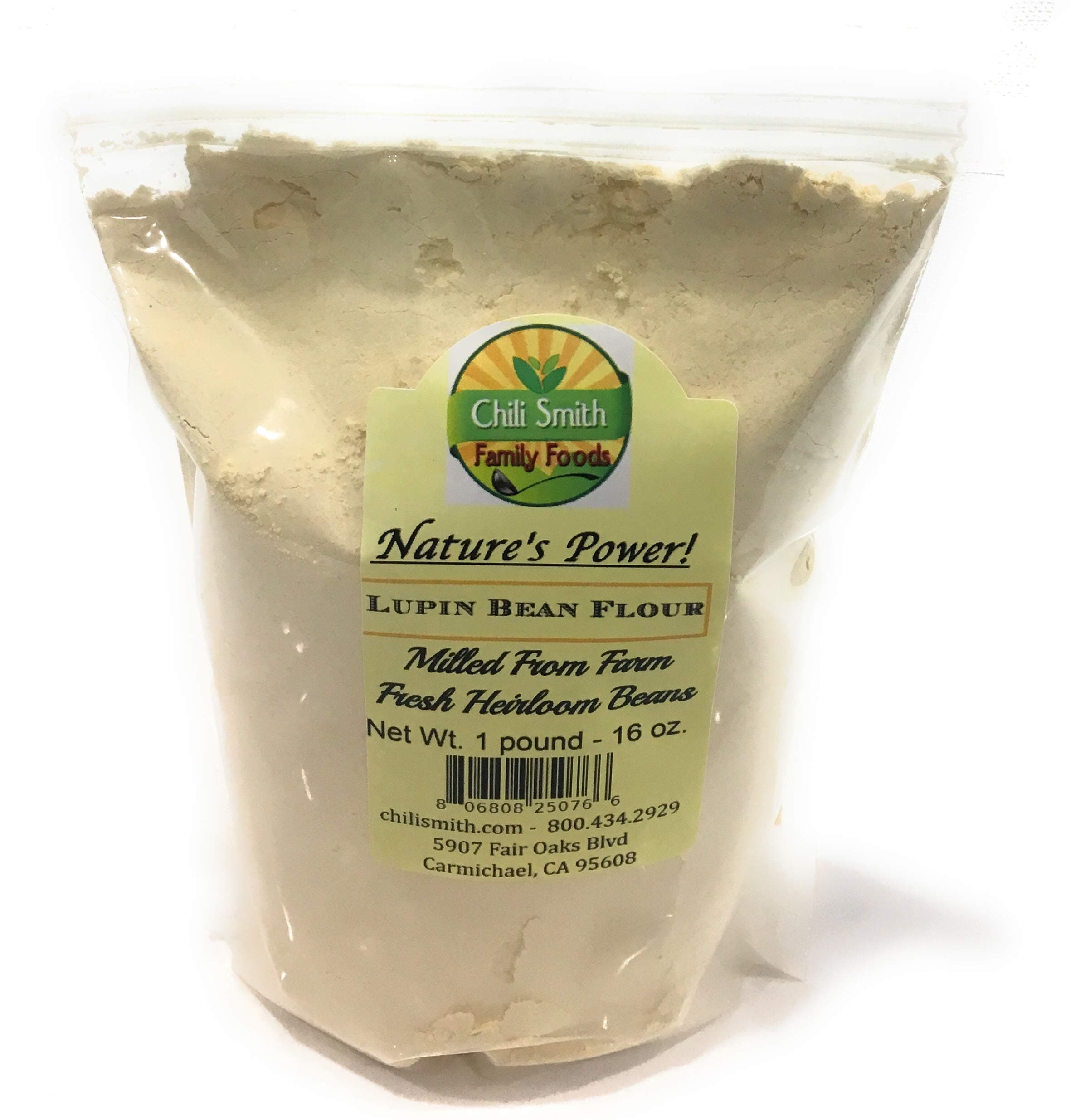 Chili Smith Lupin Flour Milled From Fresh Heirloom Beans 1 Pound Non-GMO