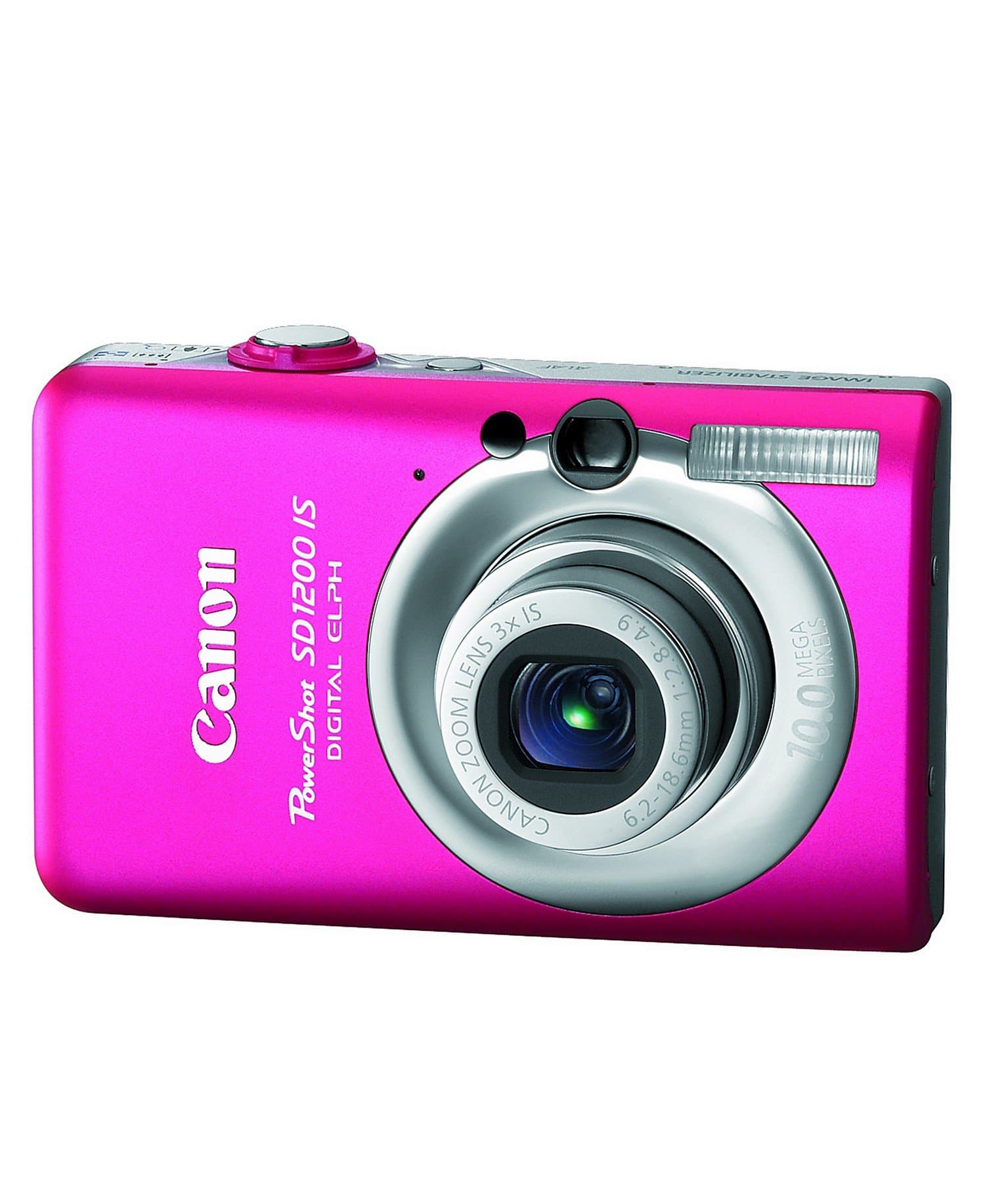 Canon PowerShot SD1200IS 10 MP Digital Camera with 3x Optical Image Stabilized Zoom and 2.5-inch LCD (Orange)