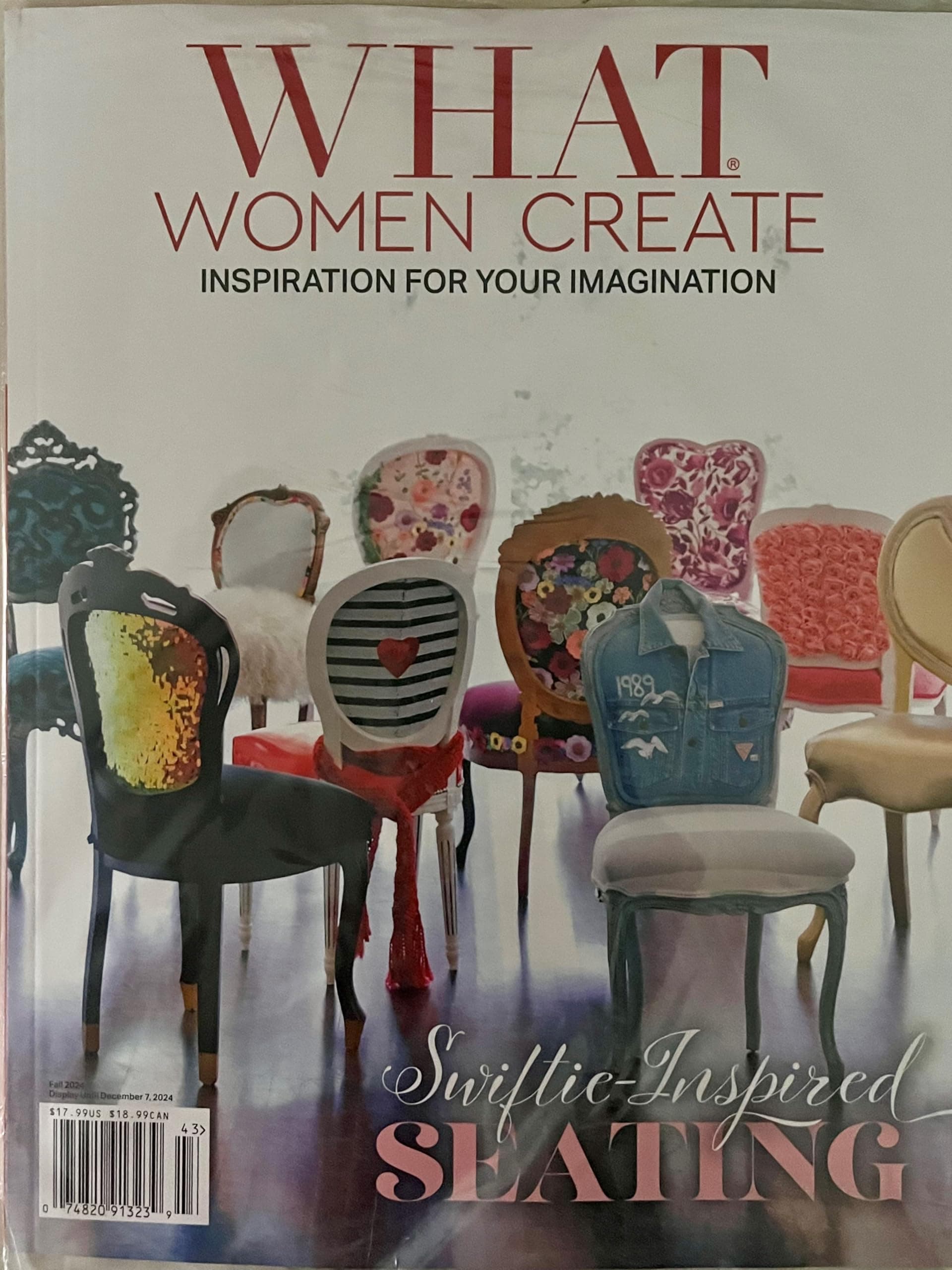 What Women Create Magazine (Fall 2024 Issue) Swiftie Inspired Seating