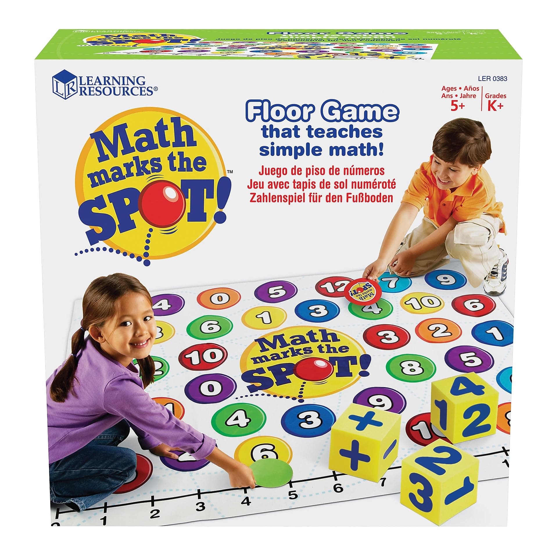 Learning Resources Math Marks the Spot Maths Activity Game