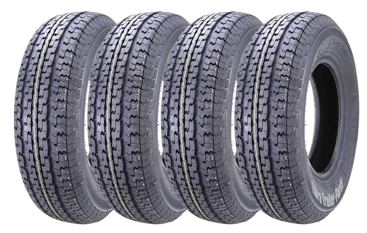 4 WINDA Premium Trailer Tire ST225/75R15 Radial 10PR Load Range E Steel Belted
