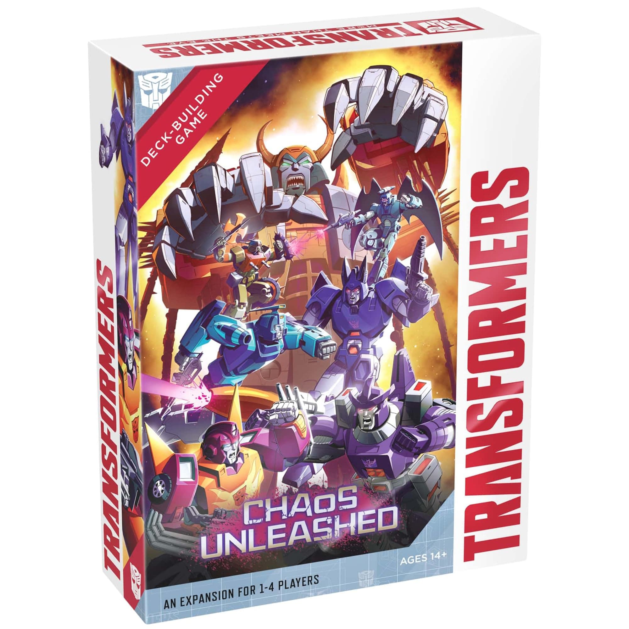 Renegade Game Studios Transformers Deck-Building Game Chaos Unleashed Expansion, 2 Game Modes, Ages 14+, 1-4 Players