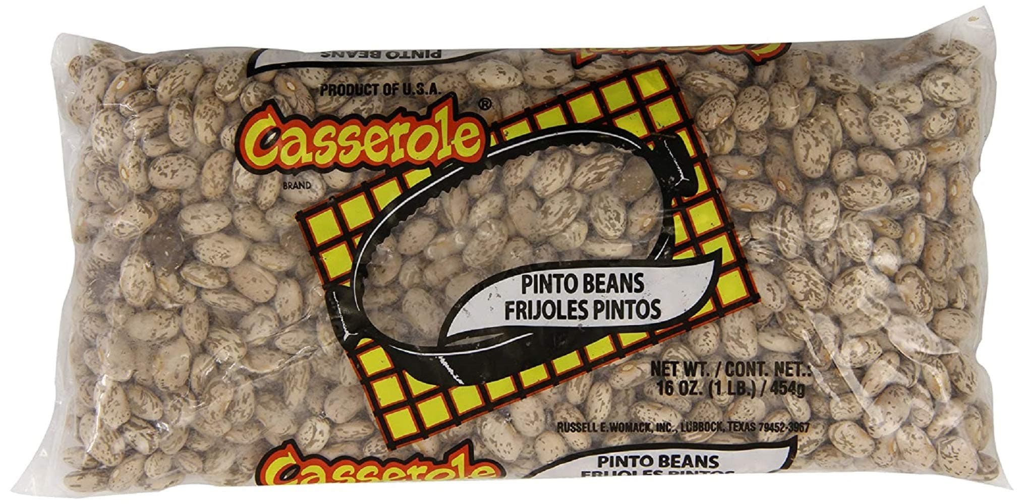 Casserole Pinto Beans, Dry 16 Oz (Pack of 6)