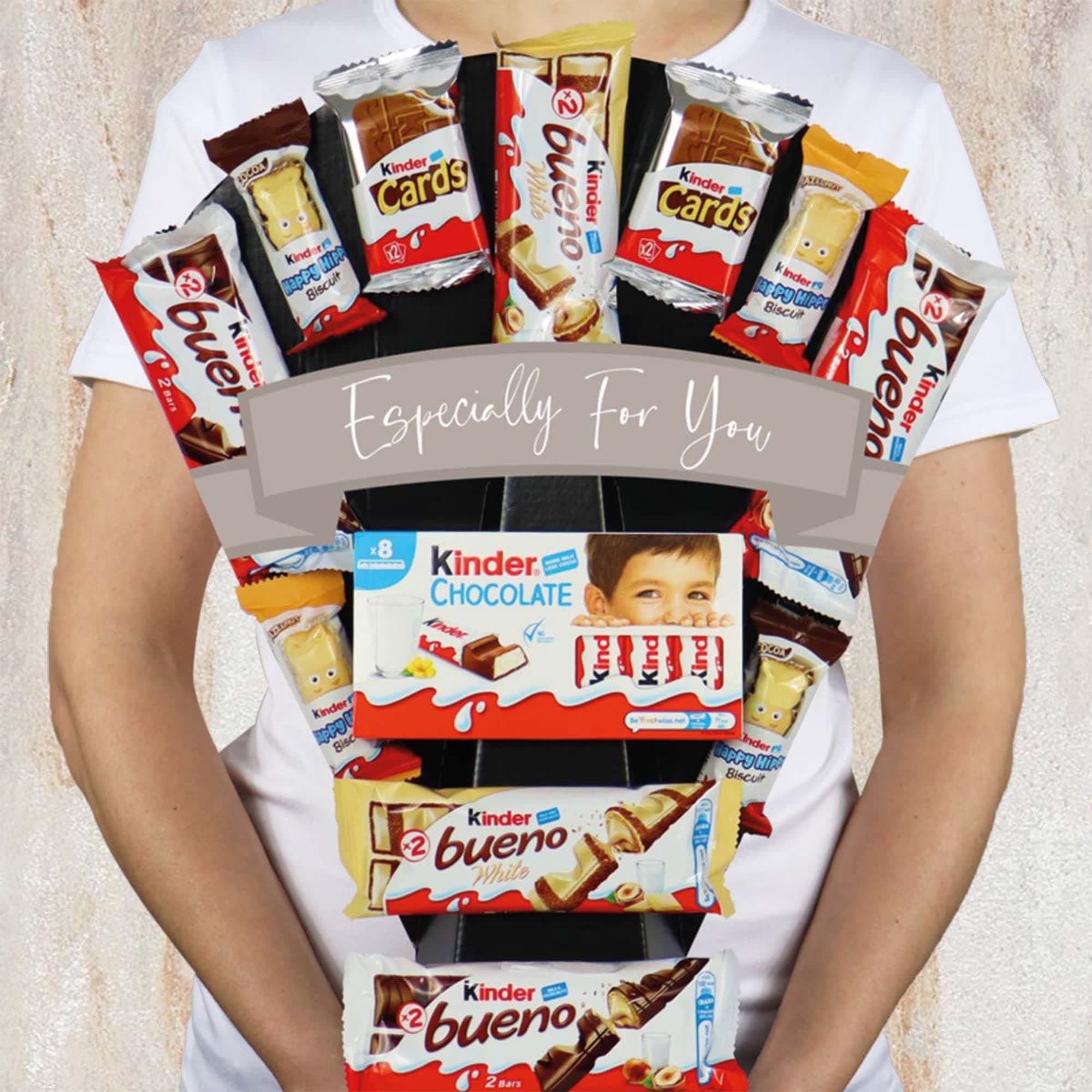 The Kinder Chocolate Bouquet With Bueno, Happy Hippos, Kinder Cards & More - All Occasions