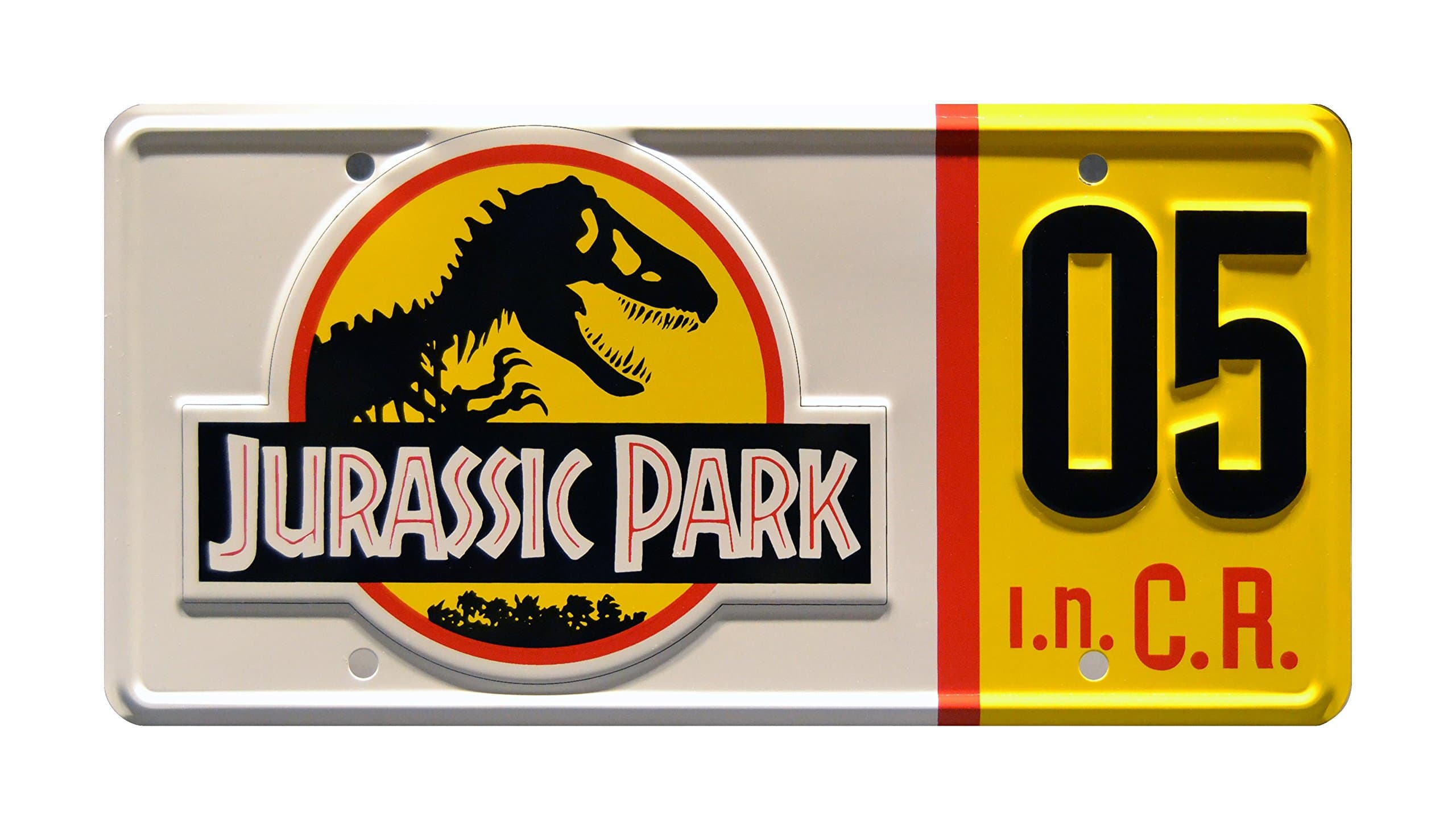 Celebrity Machines | Jurassic Trilogy | Explorer #05 | Vanity Plate, Stamped Aluminum, Metal Decorative Tag, Corrosion Resistant, Quality Novelty Sign, Wall Decoration, Wall Hanging