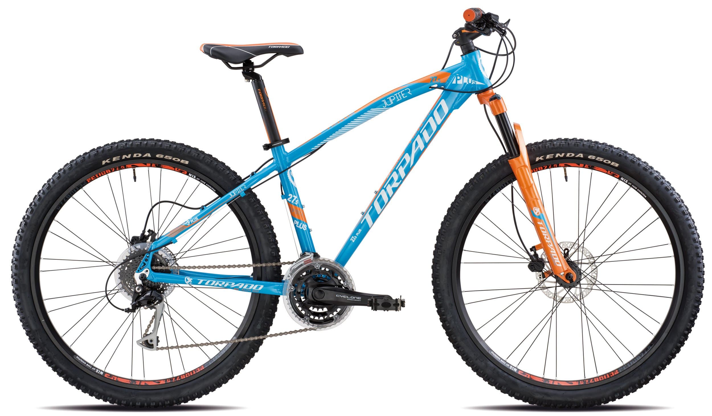Torpado Bike MTB Jupiter 27.5 "Alu 3 x 8 V Hydraulic Disc Size 44 Blue (MTB AMORTIZED)