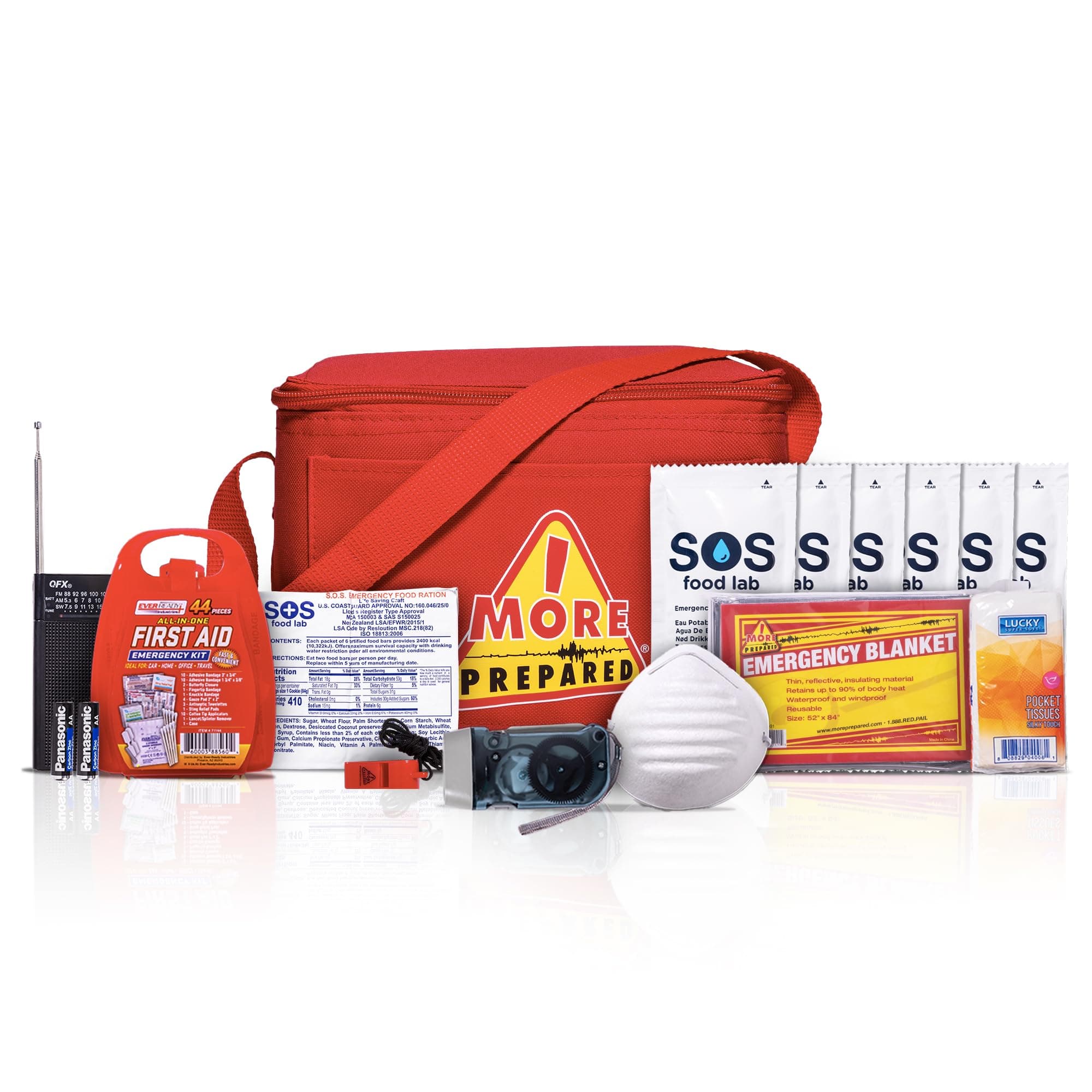 1 Person Survival Kit in Cooler Bag