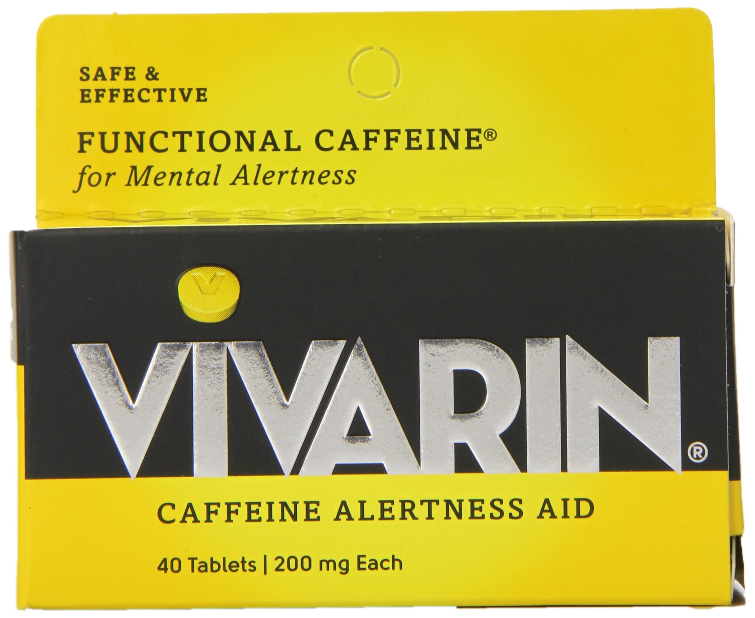 Vivarin Tablets Alertness Aid, 40 Count, 1 box