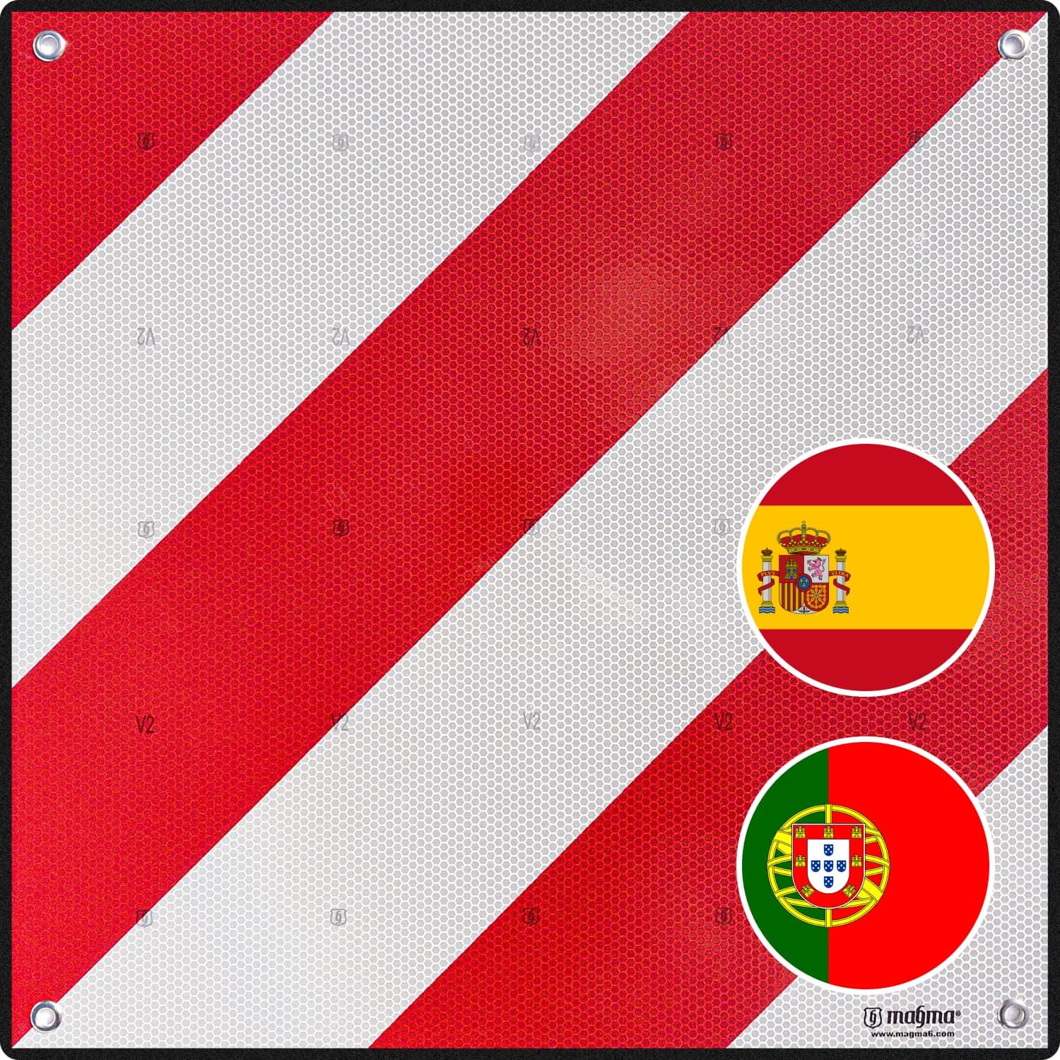 Homologated Reflector Signal Plate