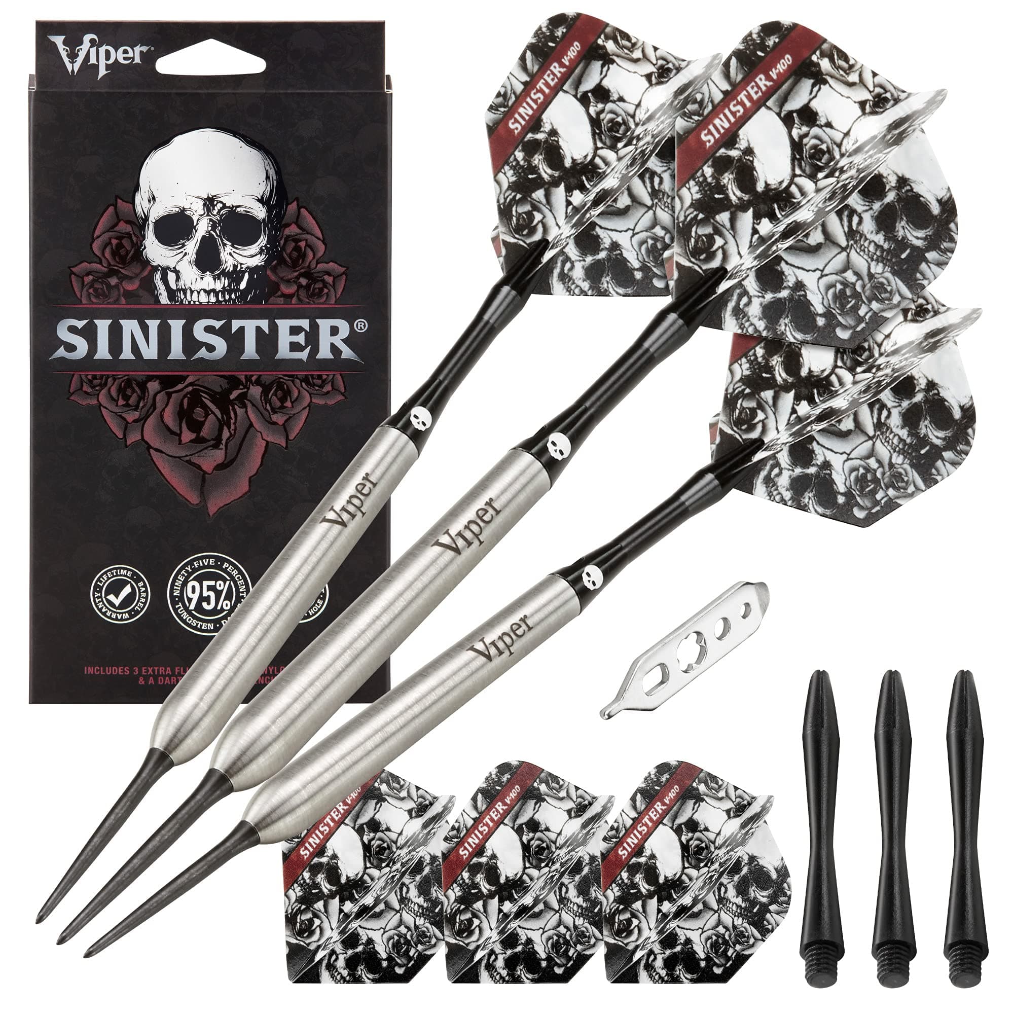 Viper Sinister 95% Tungsten Steel Tip Darts