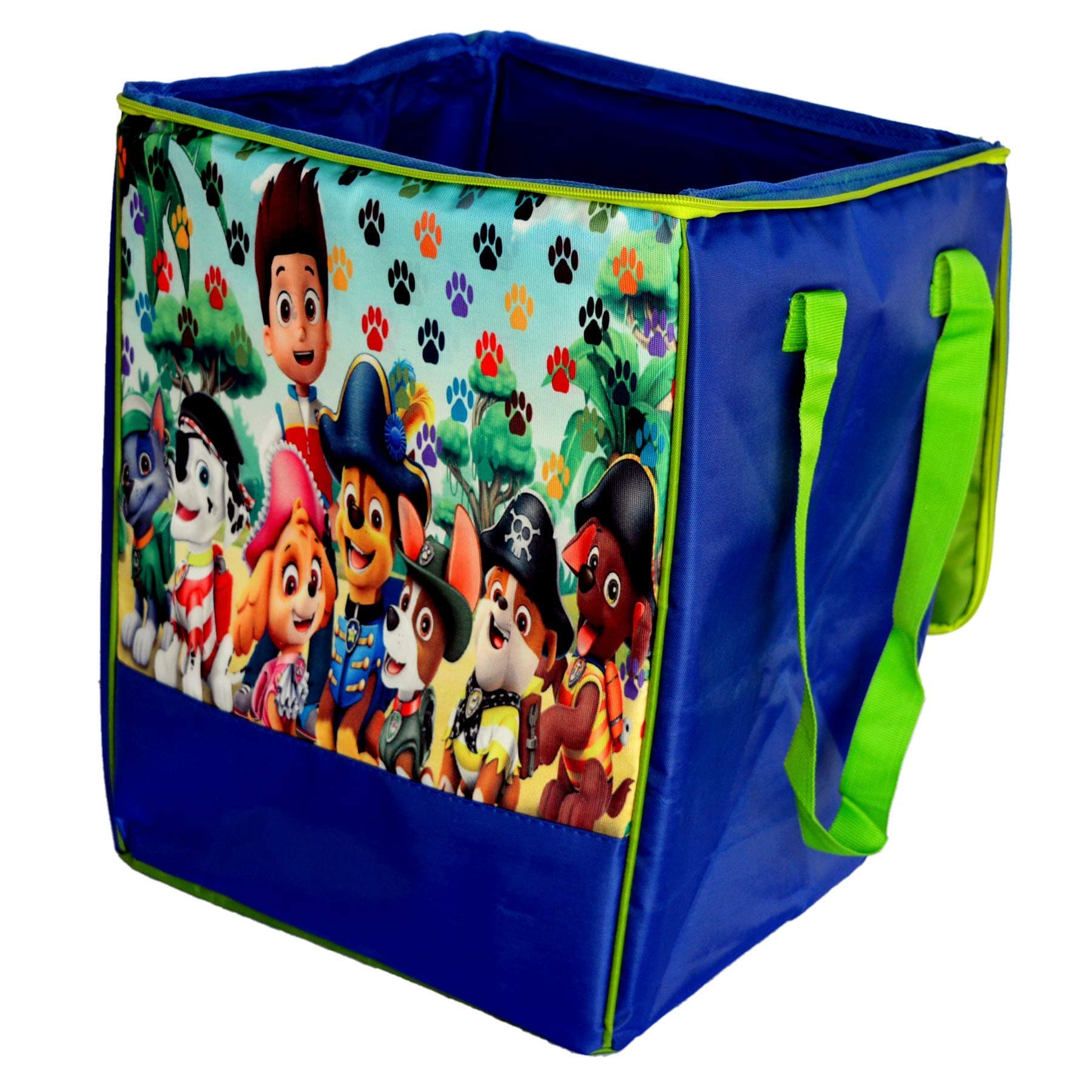Savri Kids shopee Kid's Paw Patrol Design Shoppe Storage Box (Blue and Green)