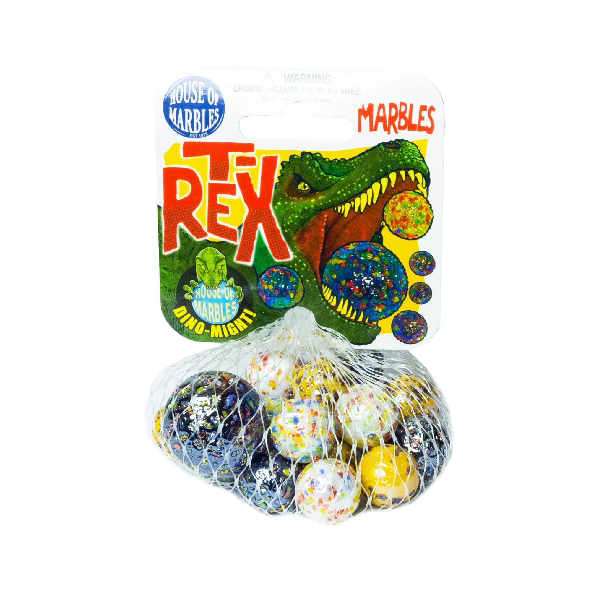 House of Marbles T-Rex Net Bag Marble