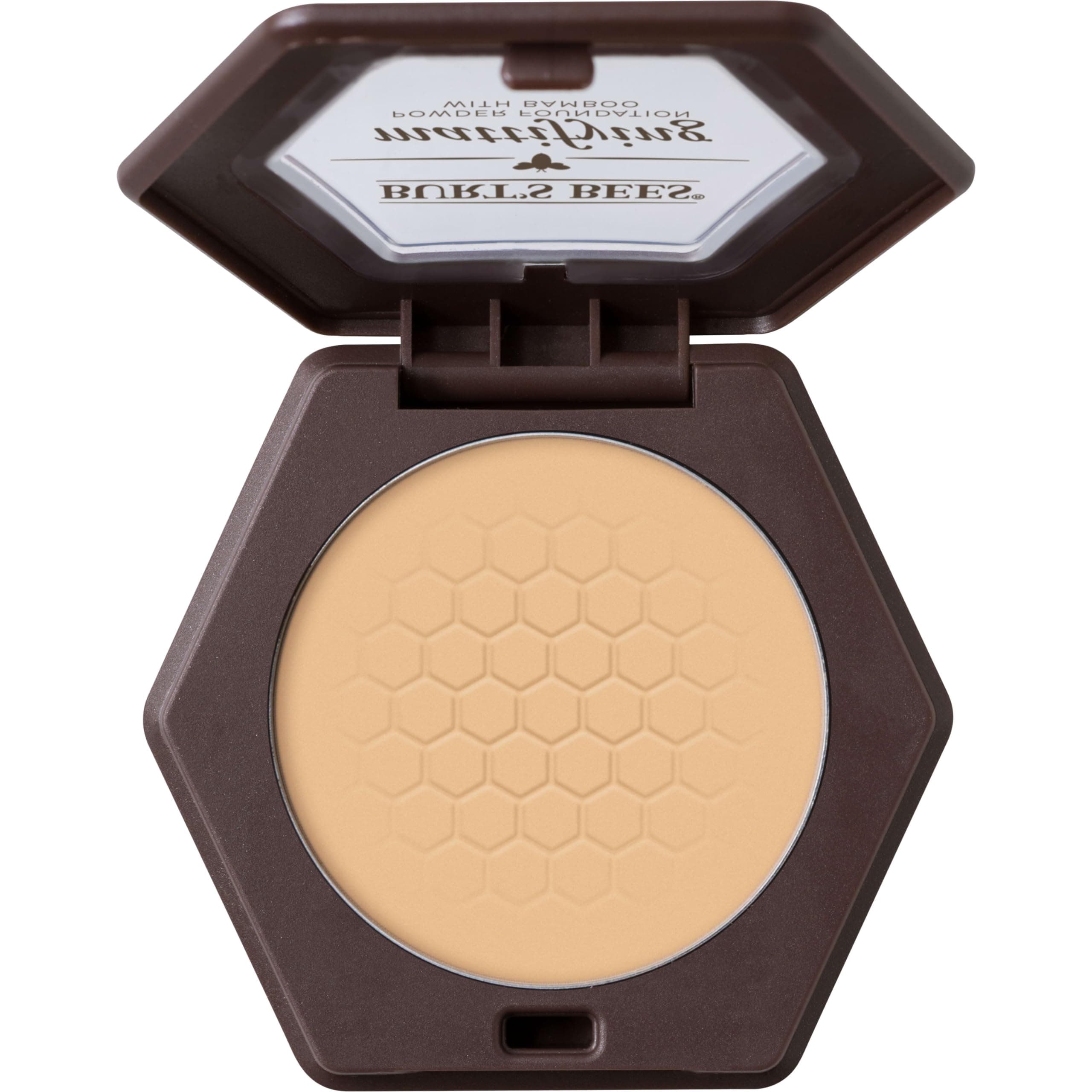 Burt's Bees 100% Natural Mattifying Powder Foundation, Bare, 0.3 oz