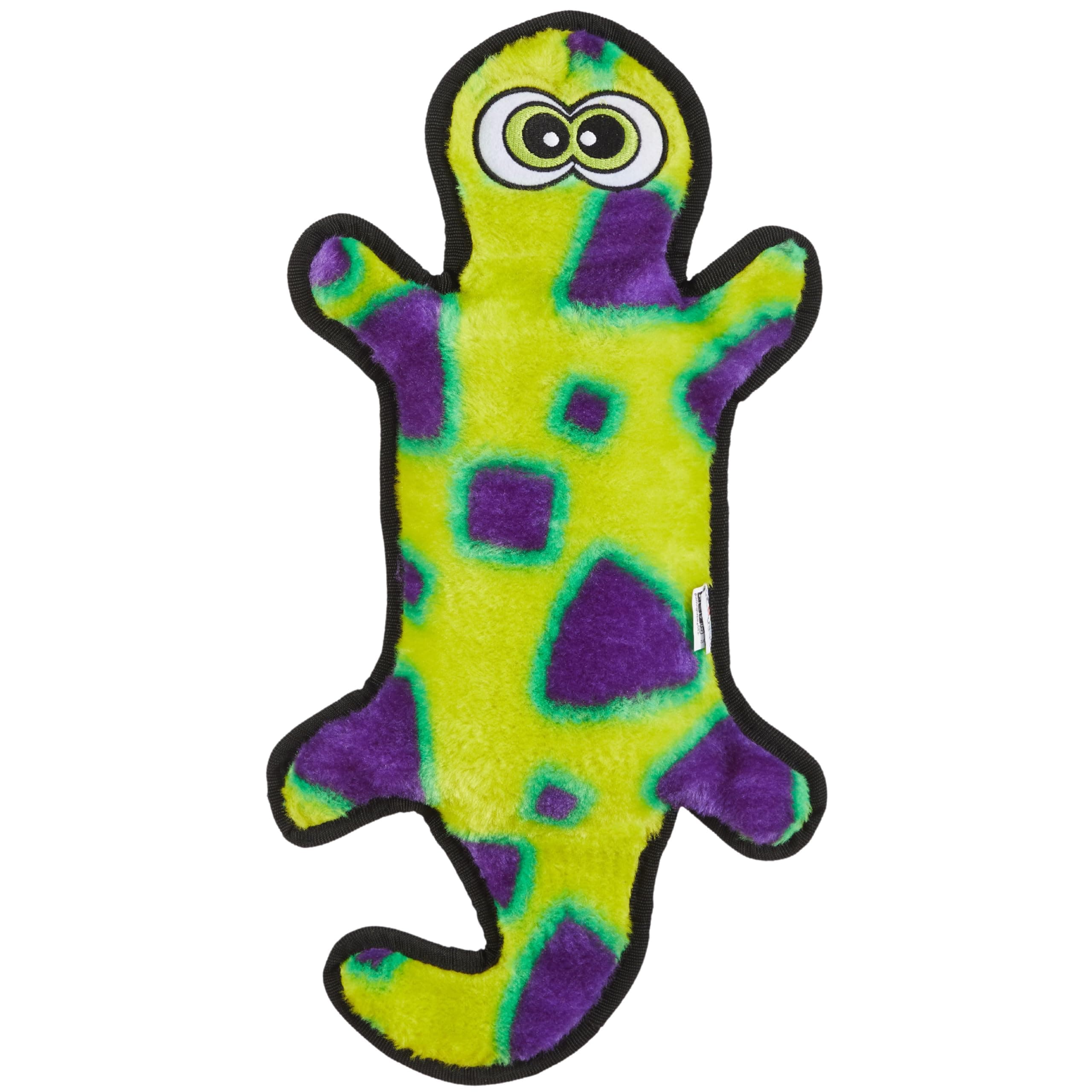 Kyjen 32072 Invincibles Gecko Yellow and Green 4 Squeaker