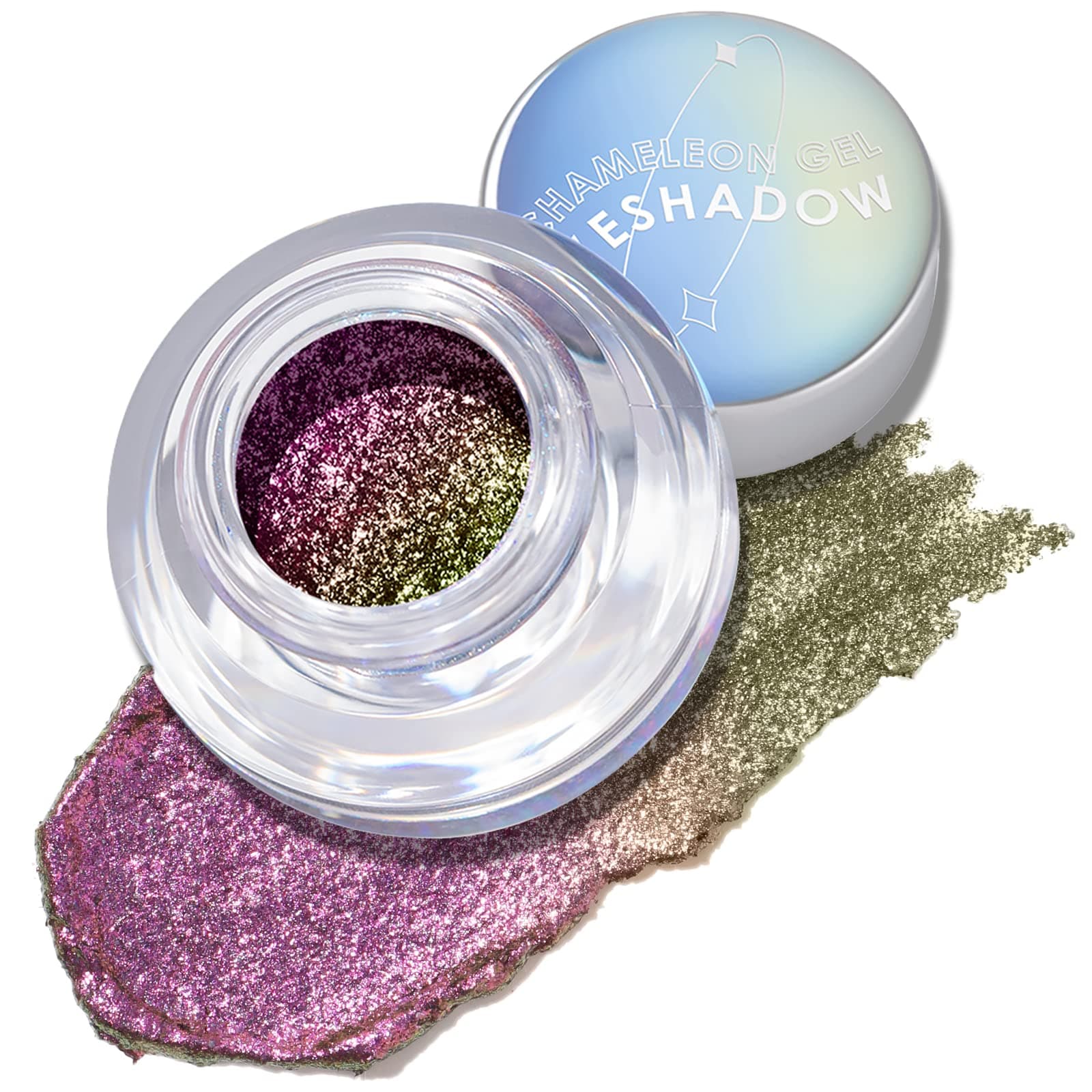 FOCALLURE Chameleon Cream Eyeshadow,Intense Color Shifting Creamy Eye Shadows,Highly Pigmented Metallic,Shimmer,Multi-Reflective Finishes,Moonlight Disco