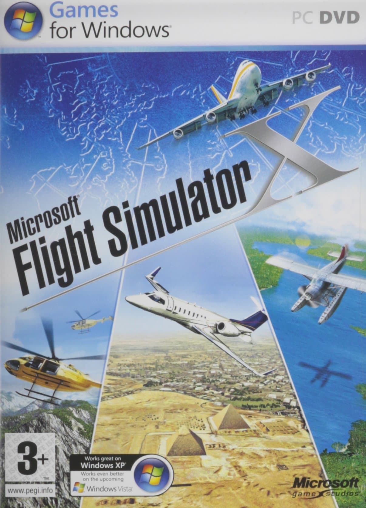 Microsoft Flight Simulator X 2007 Game PC