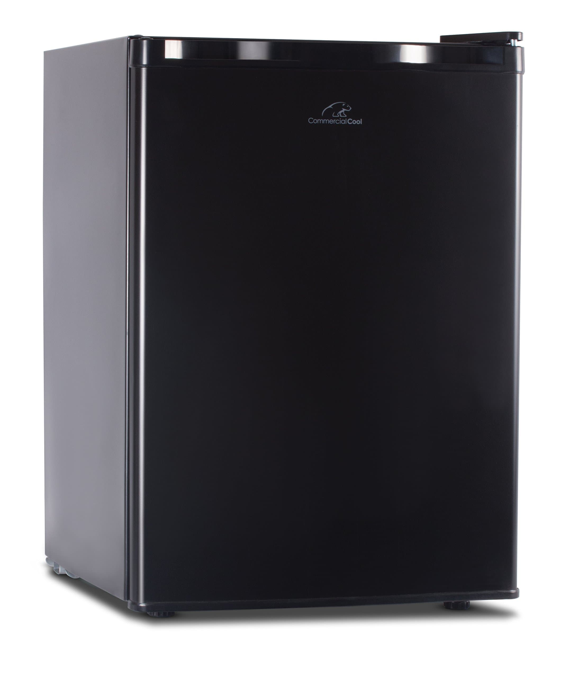Commercial Cool Compact Single Door Refrigerator and Freezer, 2.6 Cu ft (Black)