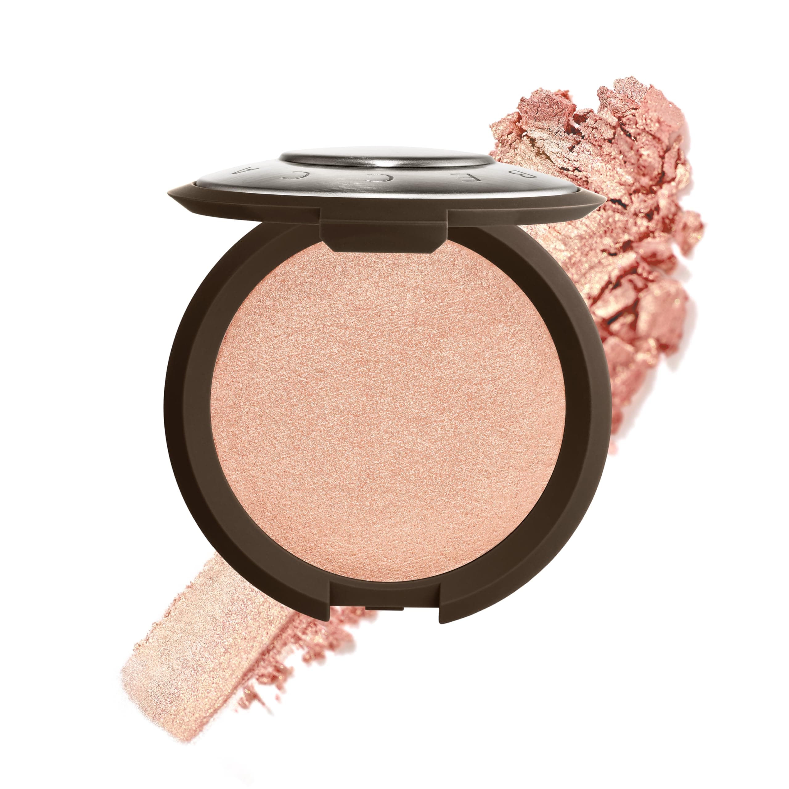 X BECCA Shimmering Skin Perfector Pressed Highlighter | Creamy Formula that Melts into Skin for a Natural, Radiant, Glow-Boosting Highlight