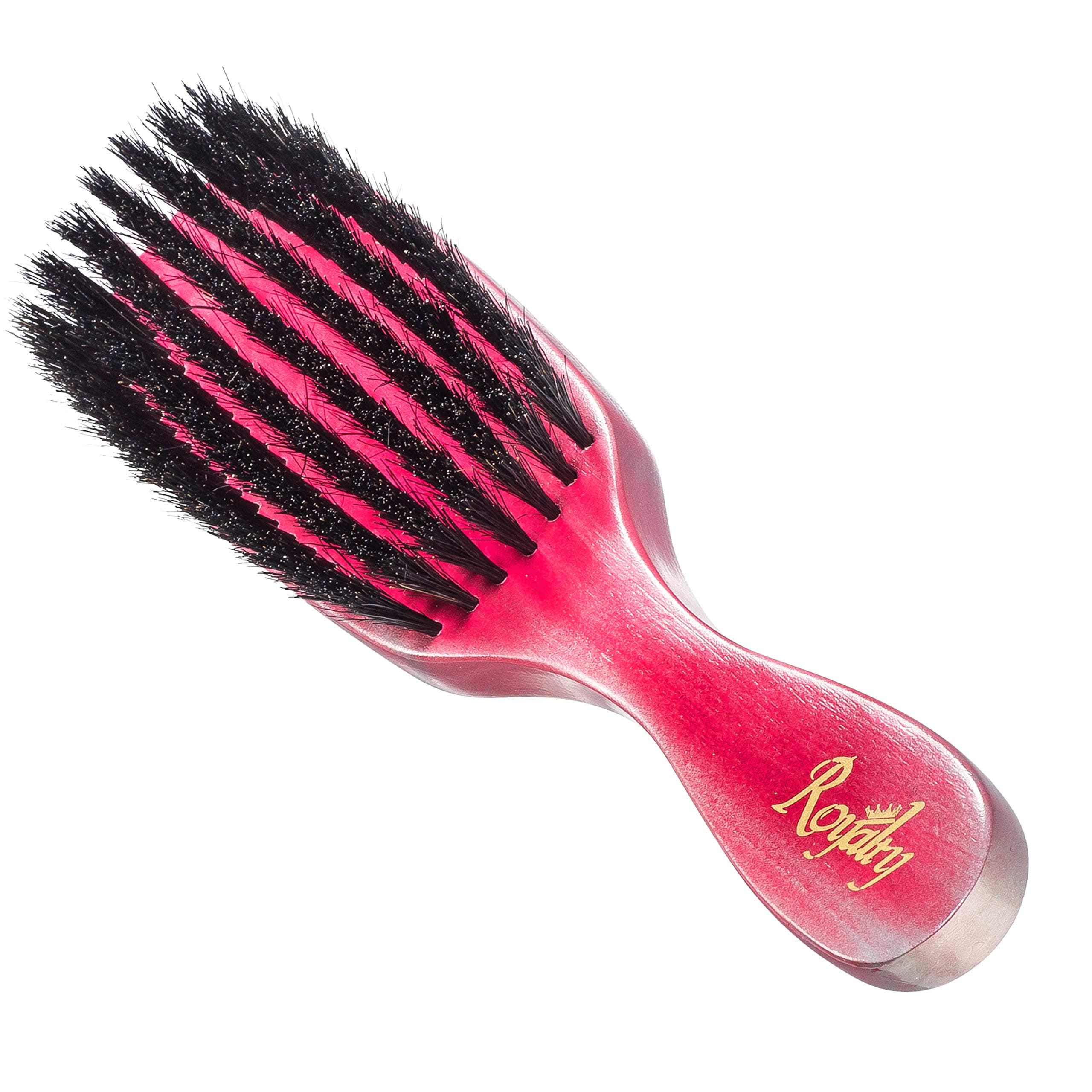 Royalty By Brush King Wave Brush #715-7 Row Soft Brush - From The Maker Of Torino Pro 360 Wave Brushes
