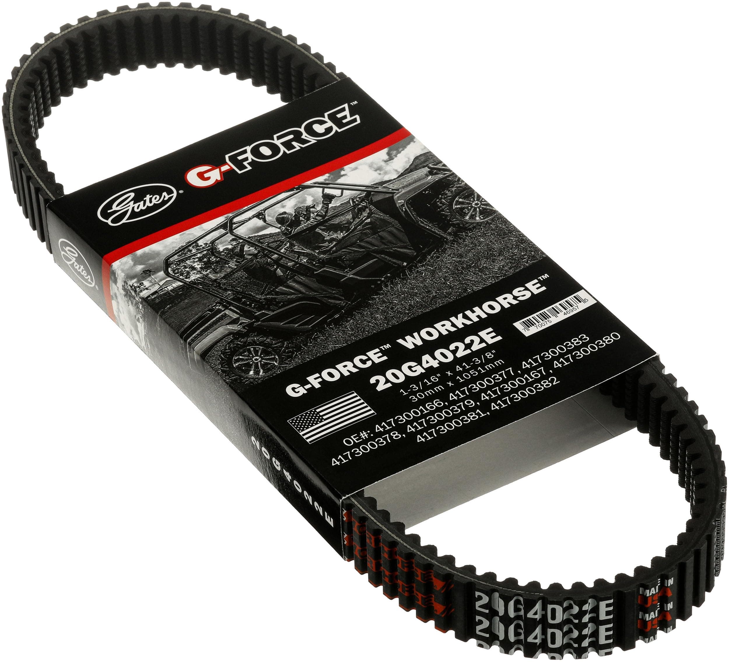 20G4022E G-Force WorkHorse Continuously Variable Transmission (CVT) Belt