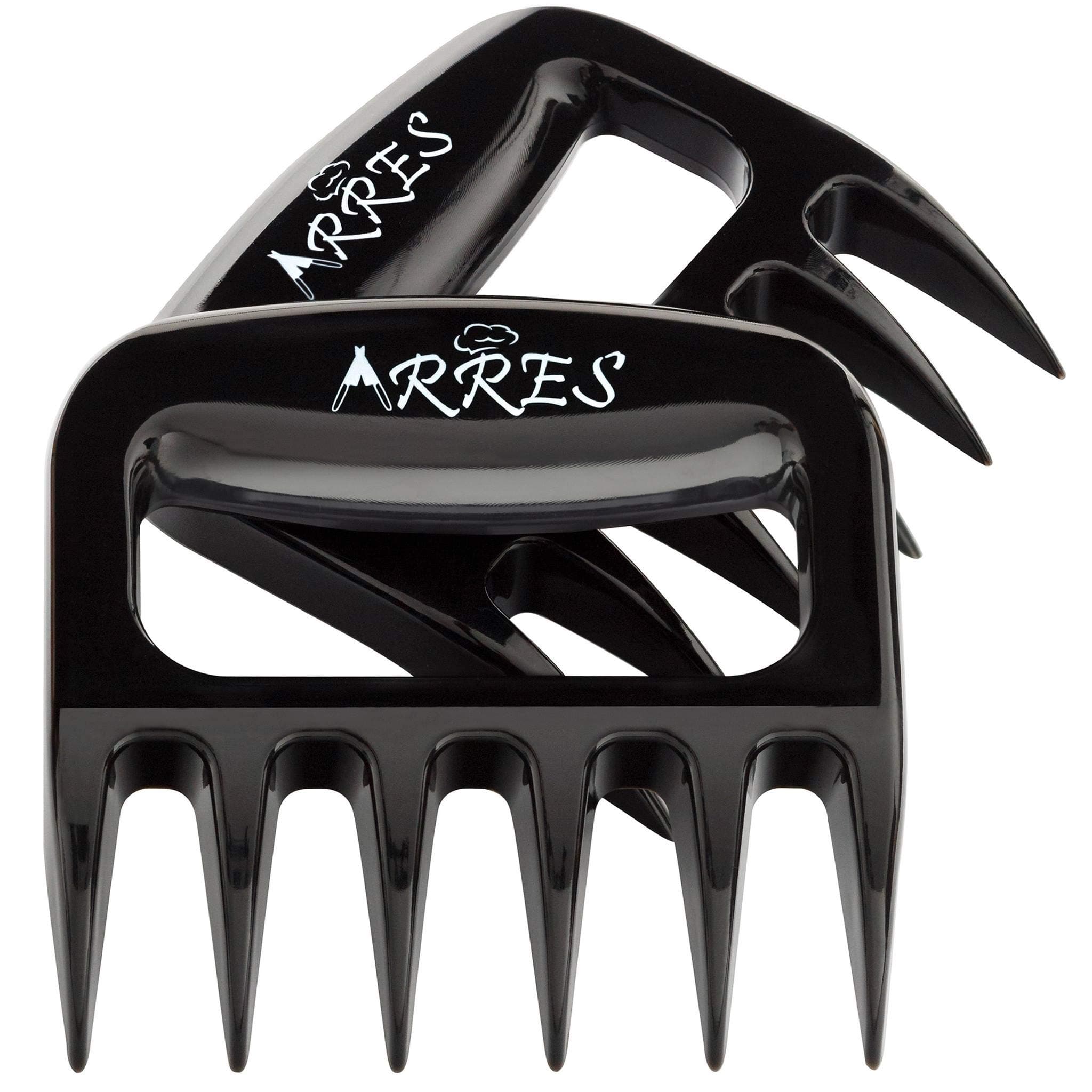 Arres Pulled Pork Claws & Meat Shredder - BBQ Grill Tools and Smoking Accessories for Carving, Handling, Lifting (Meat claws)