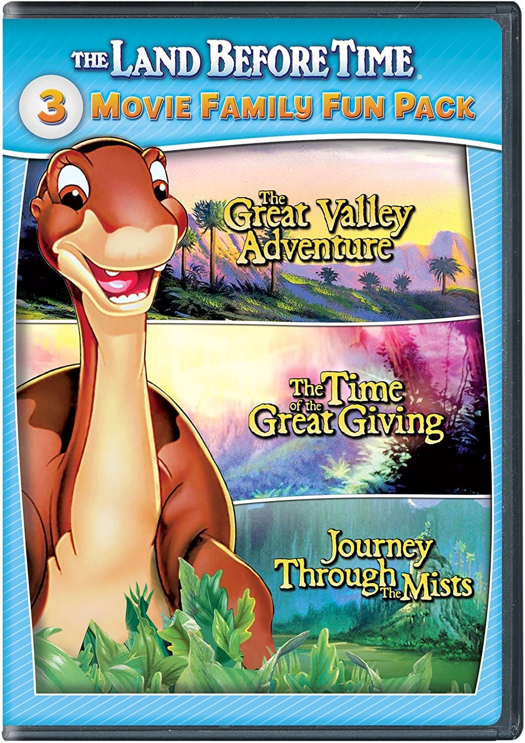 The Land Before Time 3-Movie Family Fun Pack (The Great Valley Adventure / The Time of the Great Giving / Journey Through the Mists) [DVD]
