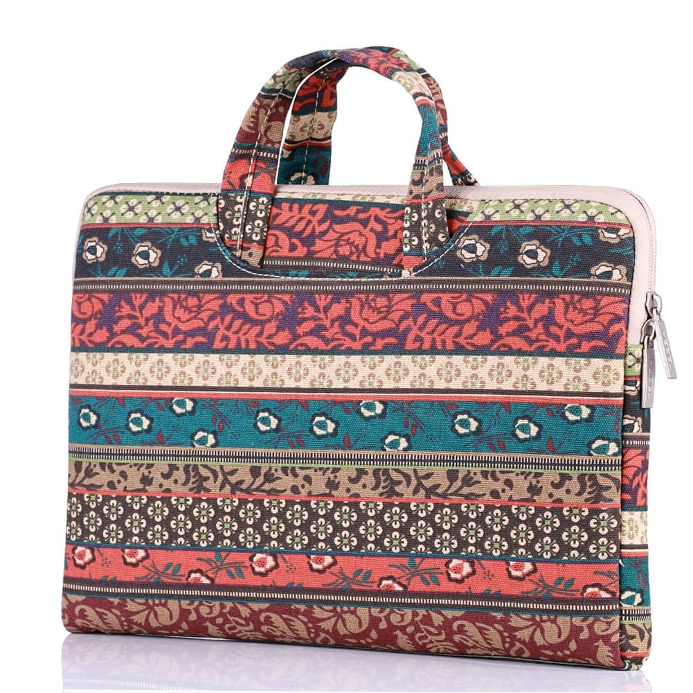 Laptop Shoulde Bag of Bohemian Mistic Forest Style