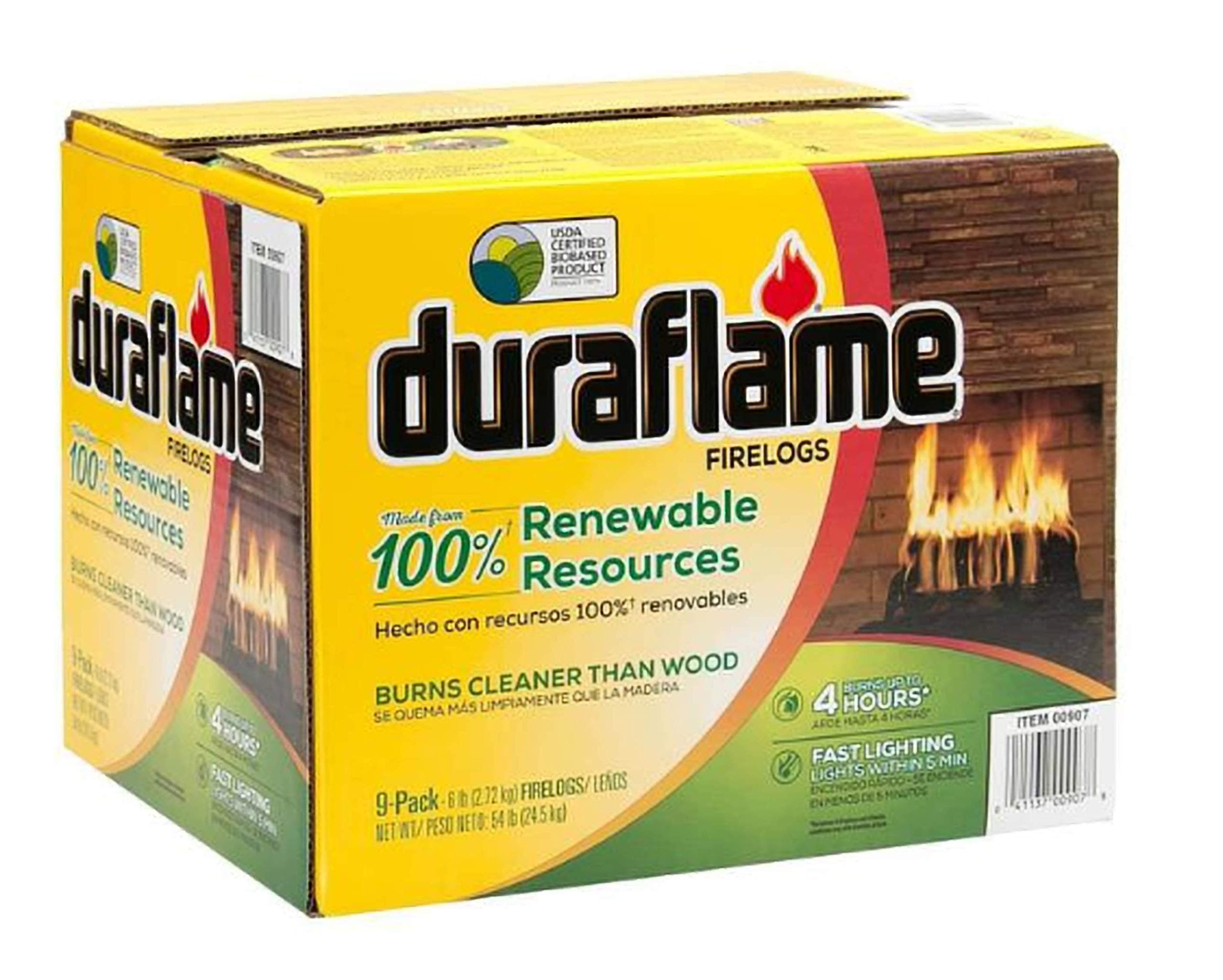 duraflameNatural Fire Logs 6 Lb - Case of 9 (Оnе Расk)