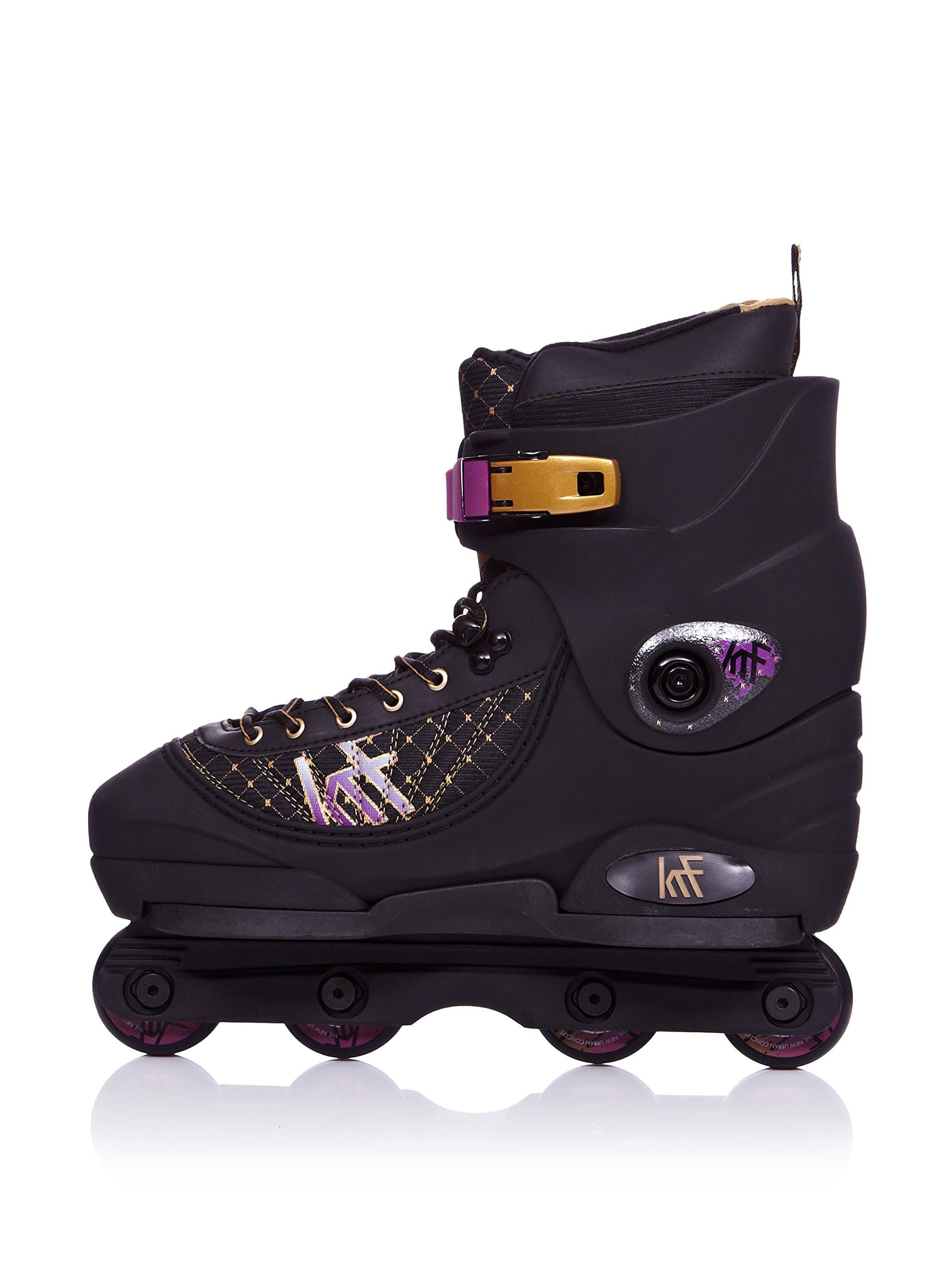 KRF Party Inline Skates, unisex_adult, Agres-Pre, Nero - Nero - nero