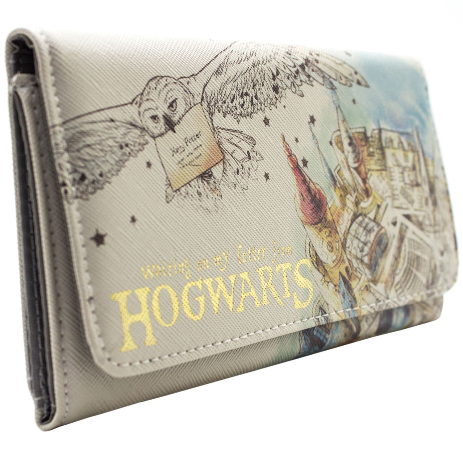 Hogwarts Harry Potter Waiting on My Letter White Wallet, White, One Size, White, Taille Unique