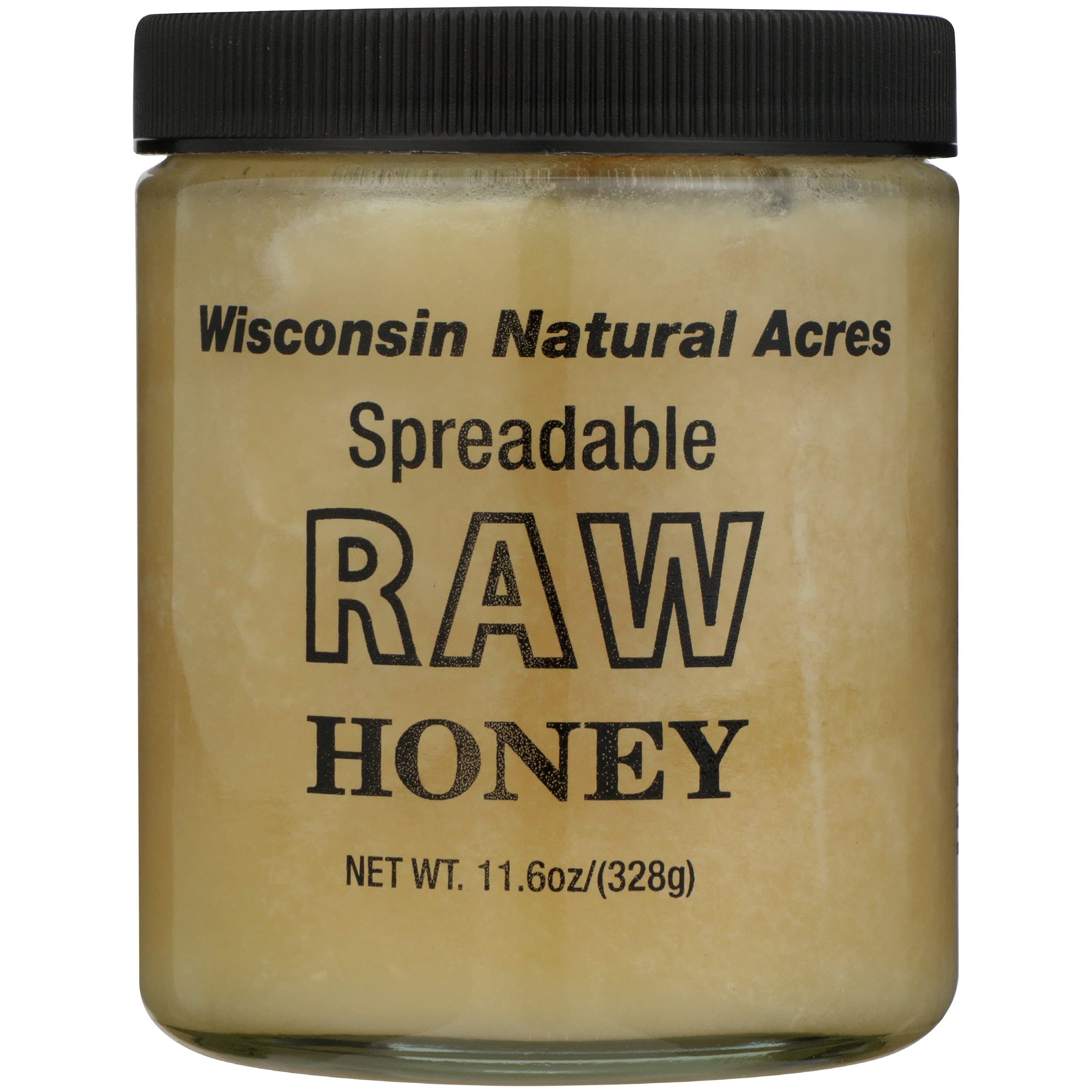 Wisconsin Natural Acres, Honey Spread Raw, 11.6 Ounce