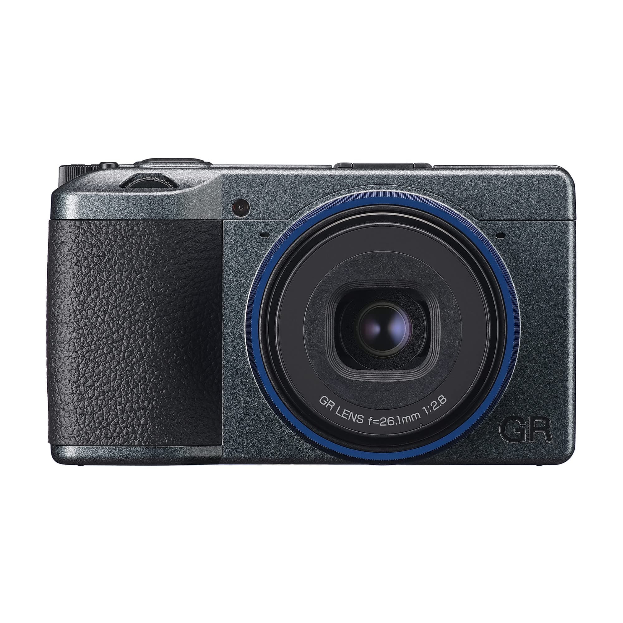 GR IIIx Urban Edition, Metallic Gray Body with Navy Blue Ring, Digital Compact Camera with 24MP APS-C Size CMOS Sensor, 40mmF2.8 GR Lens (in The 35mm Format)