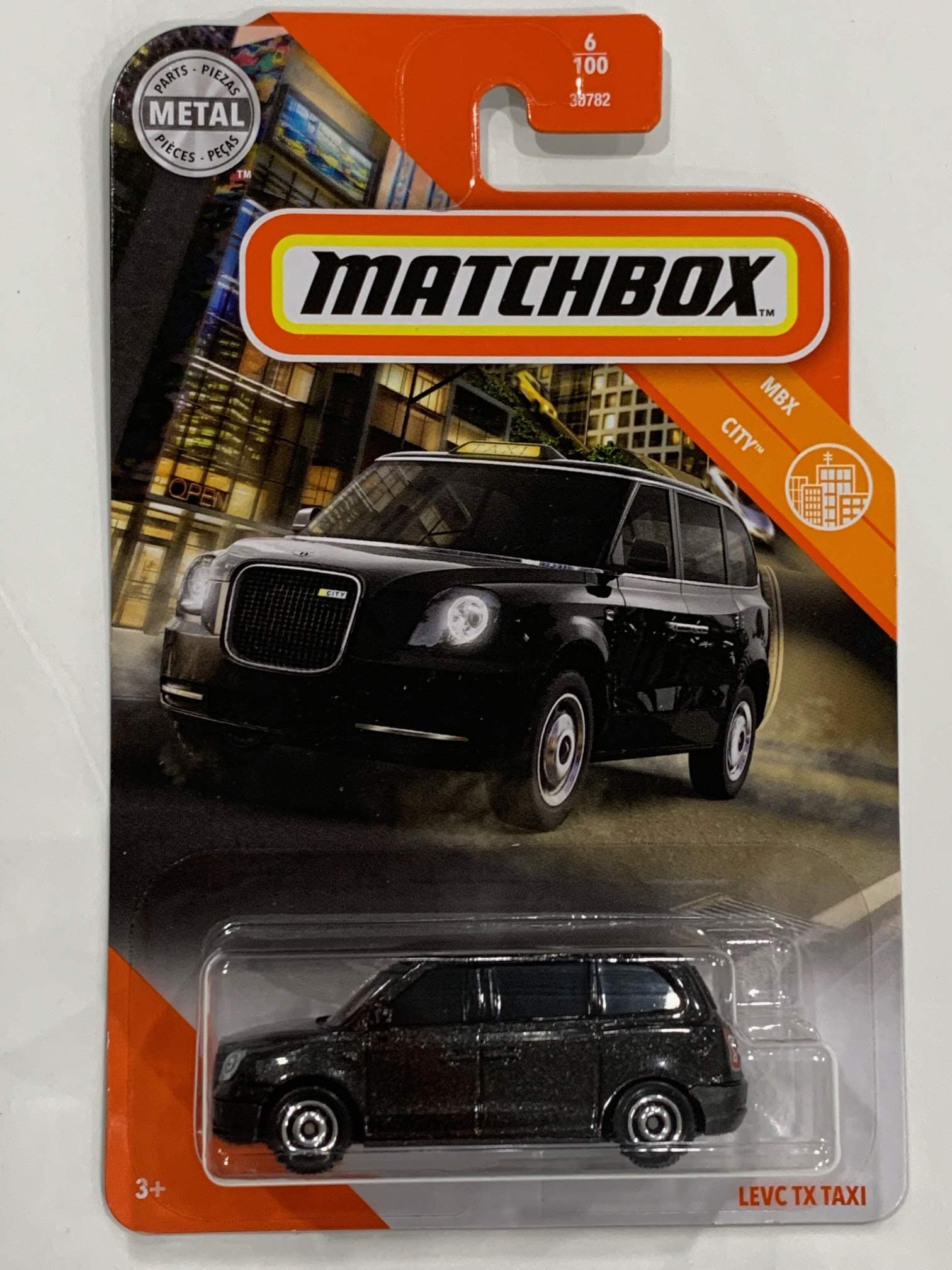 2020 MBX City #6/100, LEVC-TX Taxi (Black)