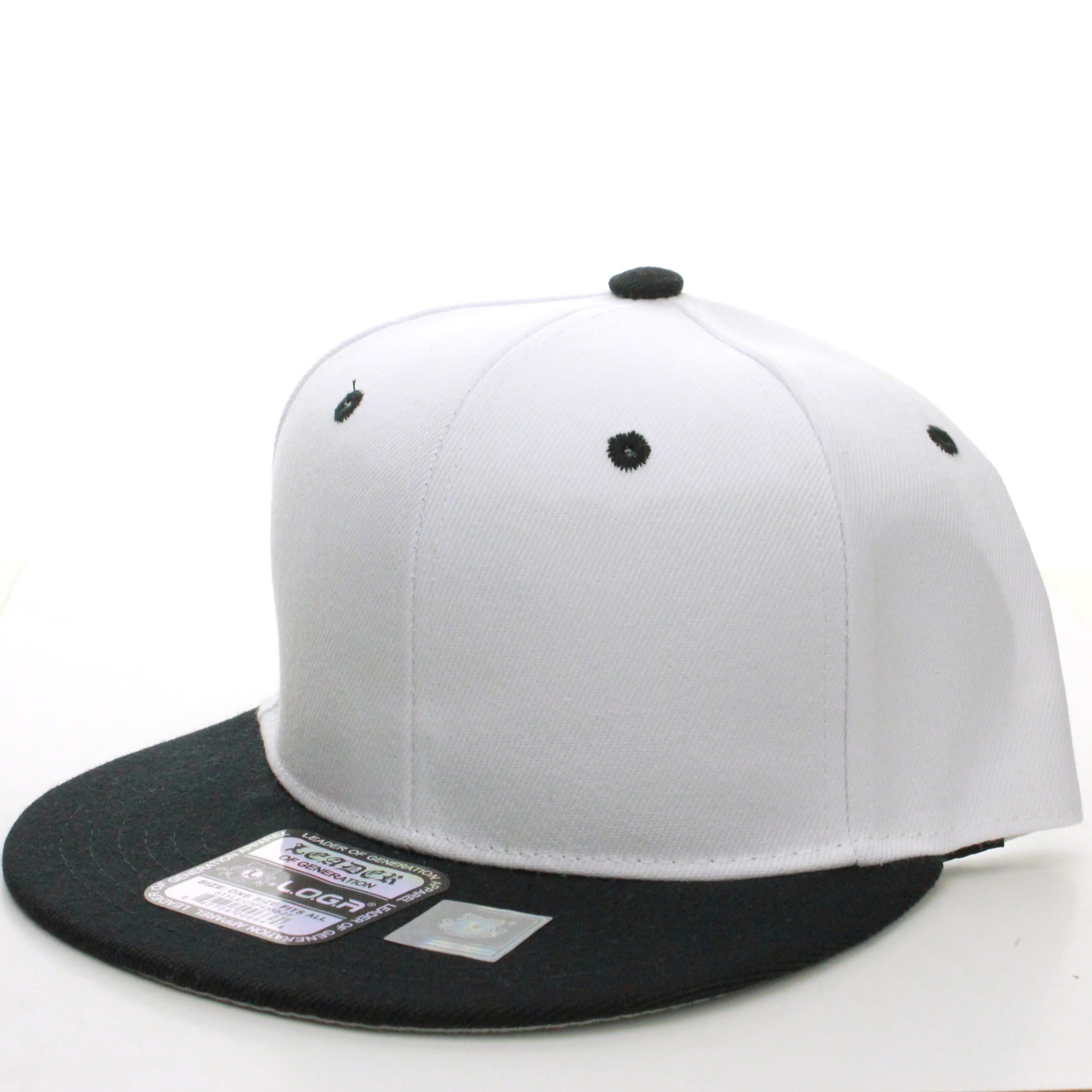 Nice ShadesClassic Flat Bill Visor Blank Snapback Hat Cap with Adjustable Snaps