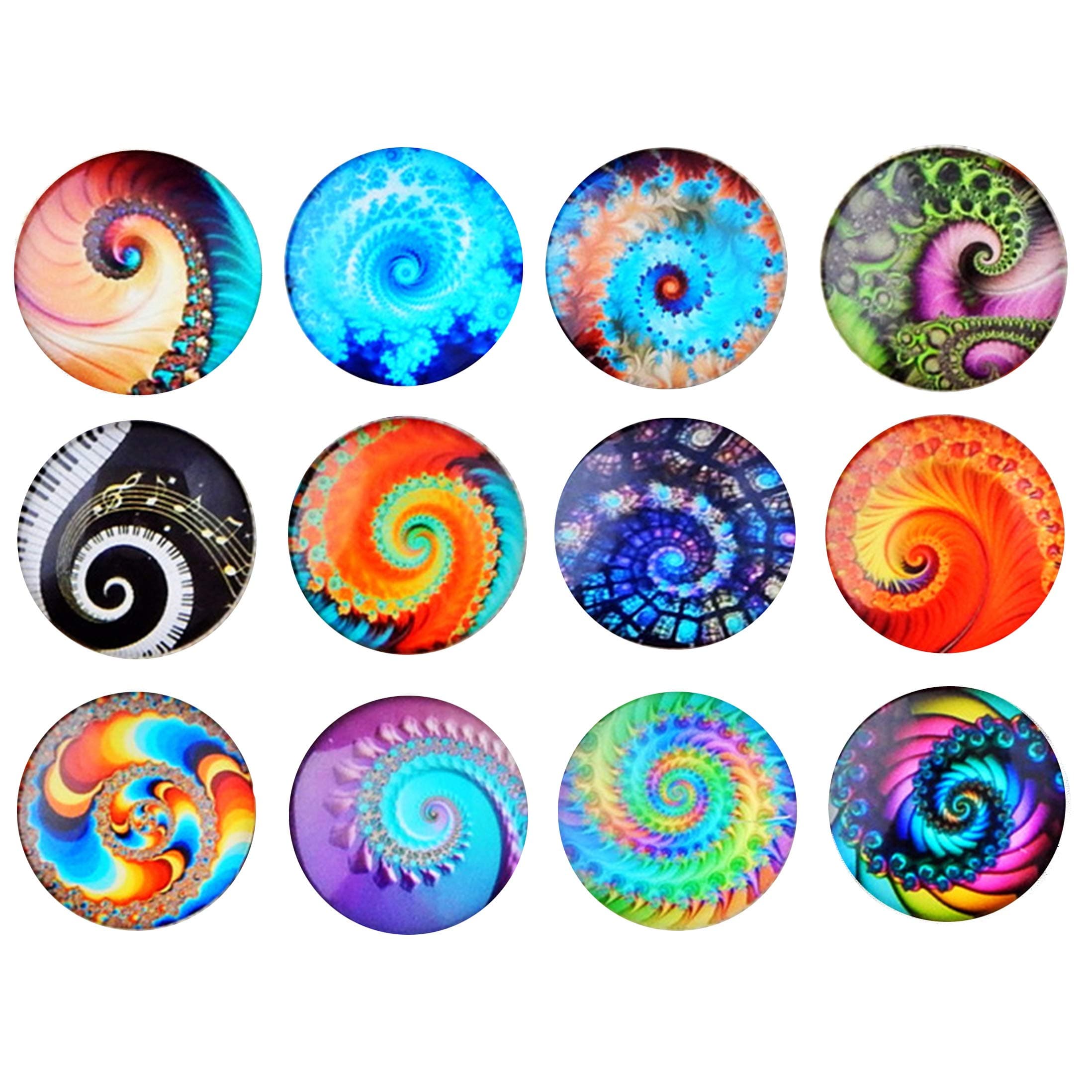 12packs Heat Cool Design Refrigerator Magnets Innovative Patterned Magnet Whiteboard and Refrigerator Magnet Refrigerator Stickers Interesting Magnet Kitchen Office Cabinet whiteboard (10)