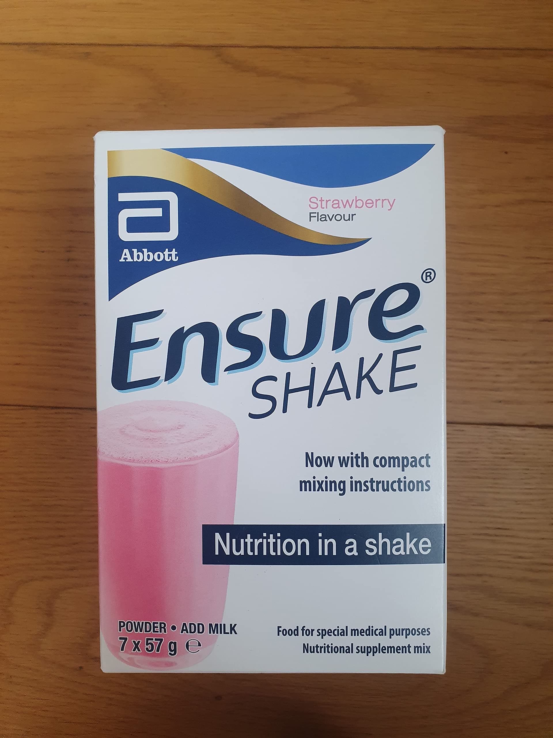 Shakes Sachets, Strawberry, 57 g, Pack of 7