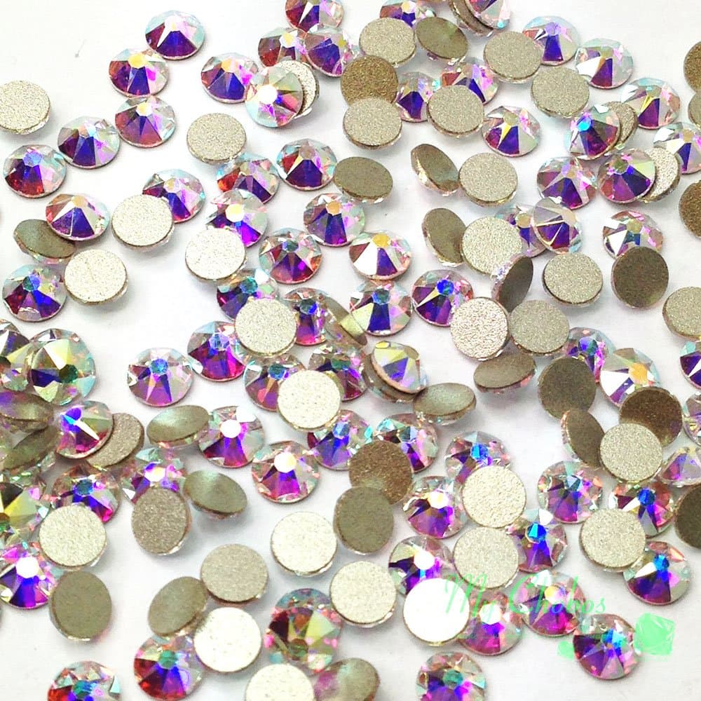 144 pcs Crystal AB (001 AB) Swarovski NEW 2088 Xirius 12ss Flat backs Rhinestones 3mm ss12