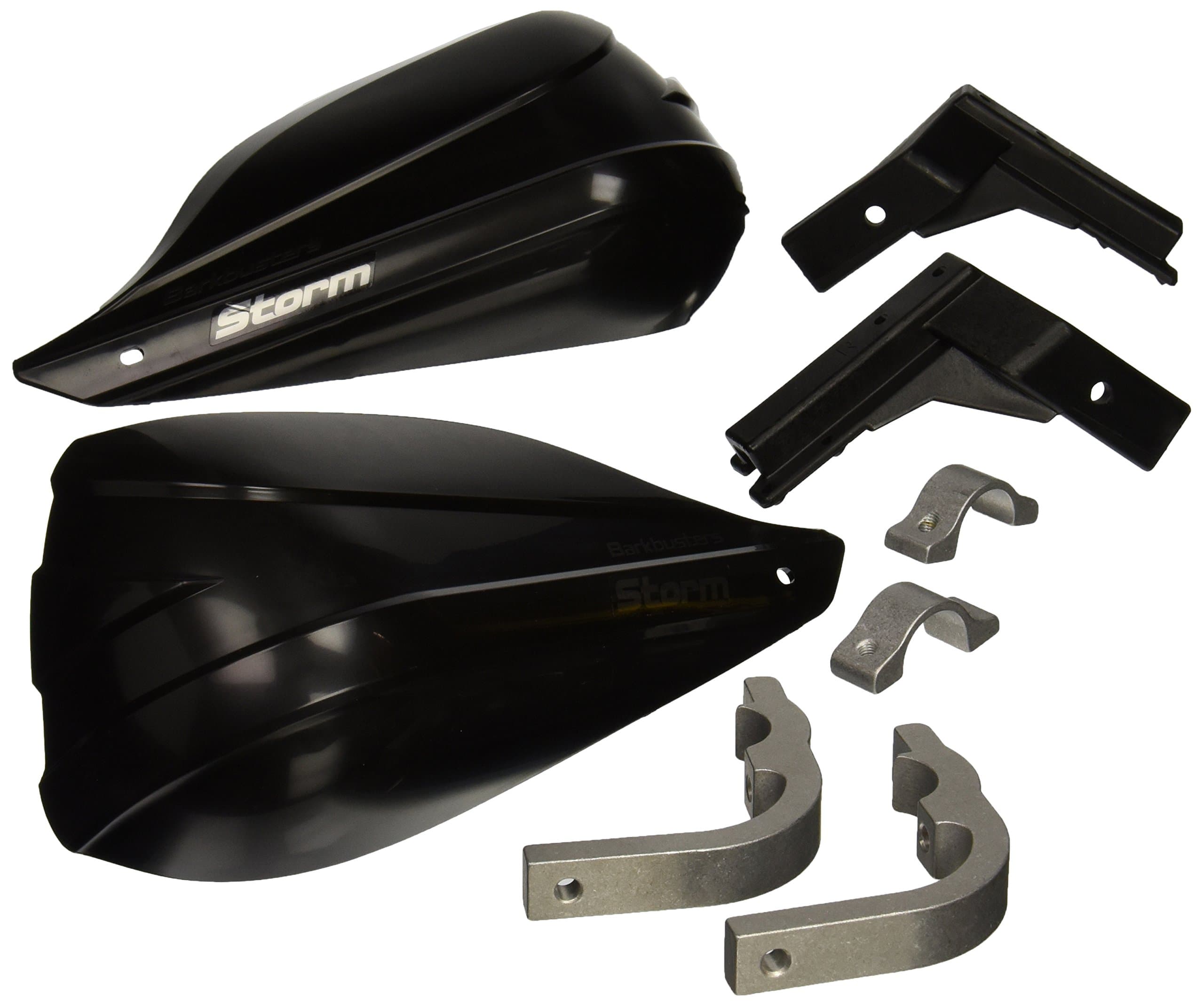 Barkbusters S2-BK Storm Black Handguard with Universal Single-Sided Mount for 1" Handlebars