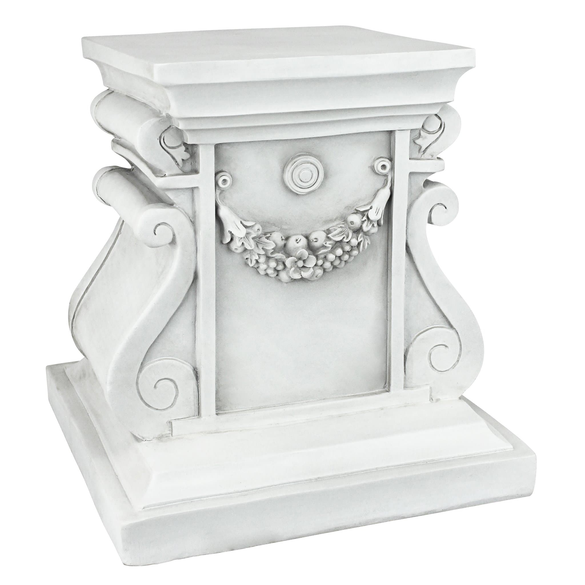 Design Toscano NG314105 Statuary Garden Base Riser, Medium, Classic Plinth