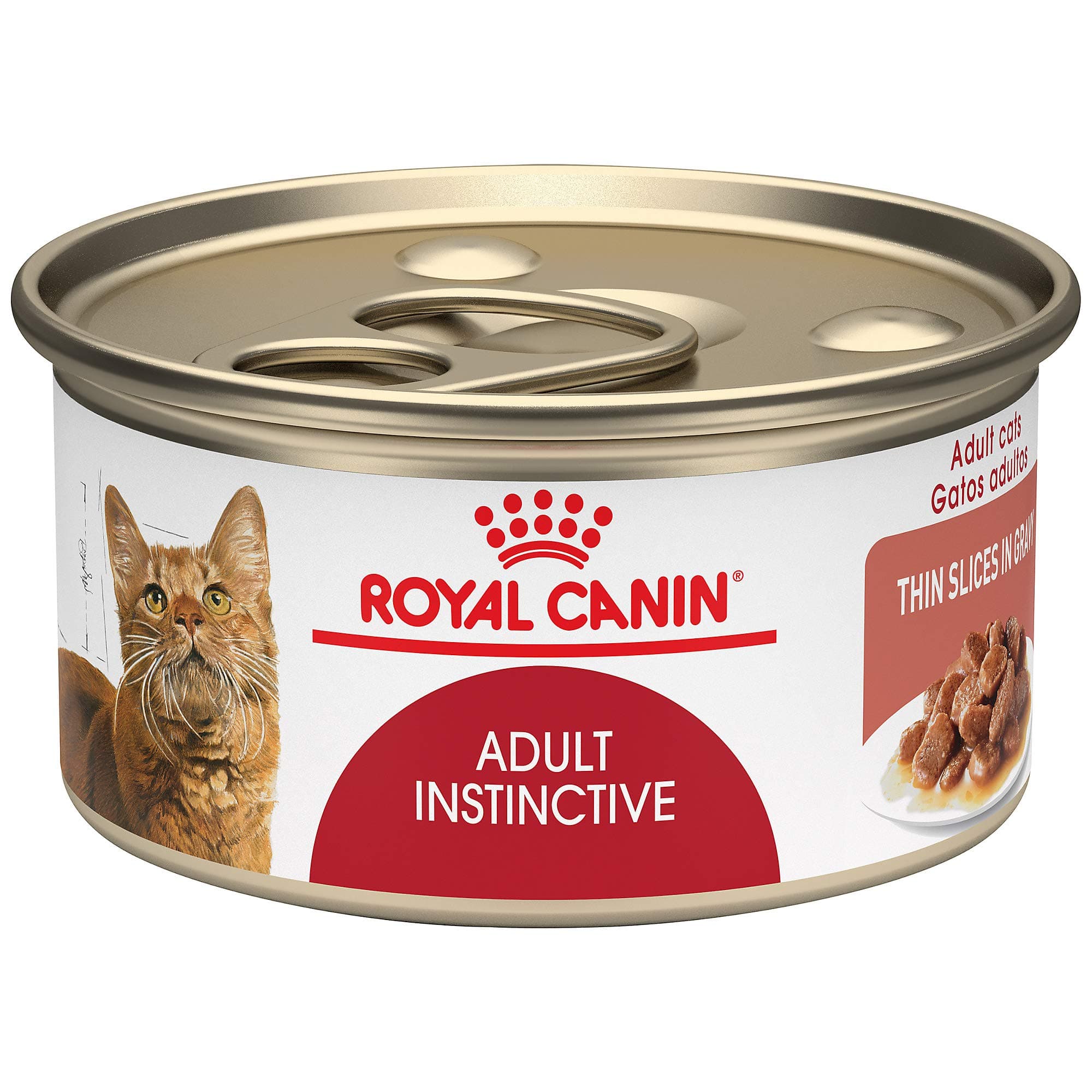 Feline Health Nutrition Adult Instinctive Adult Thin Slices in Gravy Cat Food, 3 oz (Pack of 24)