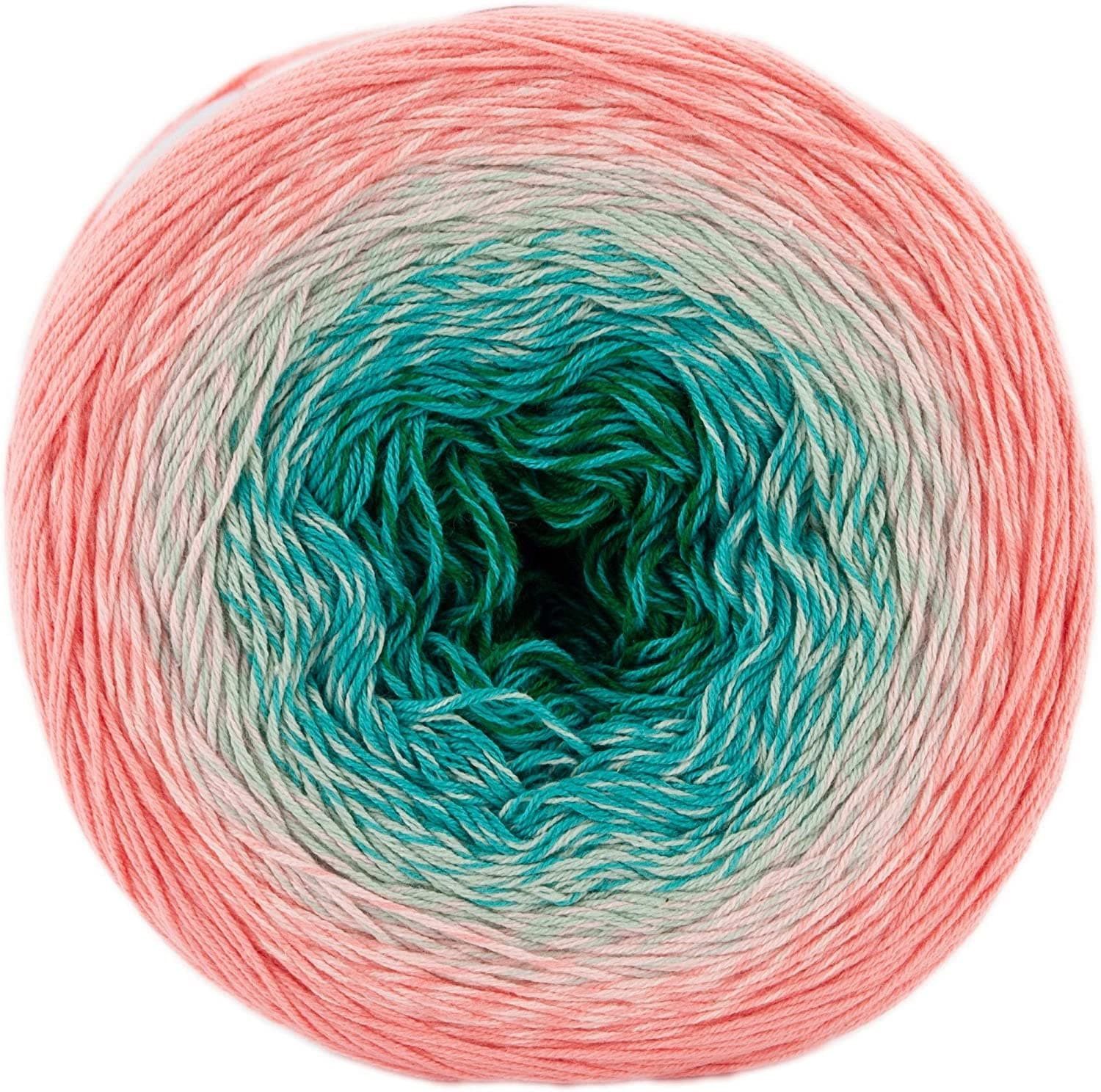 YarnArt 2 Sport Yarn 55% Cotton 45% Acrylic 250gr 1094yds Multicolor Rainbow Crochet Yarn Spring Summer