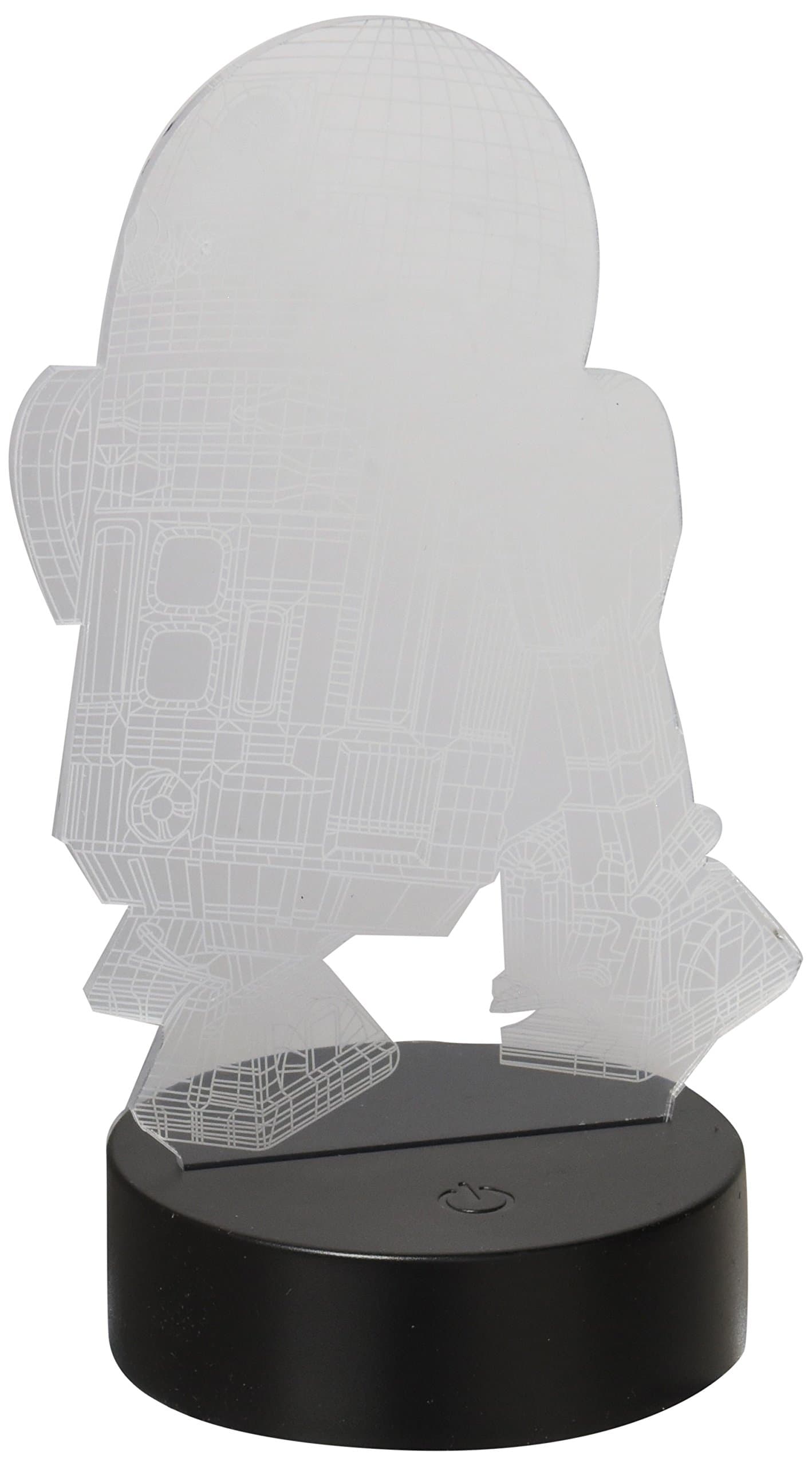 Star Wars R2D2 Droid Night Light 3D LED Illusion 7 Color Touch Button Desk Lamp Room Decor Light