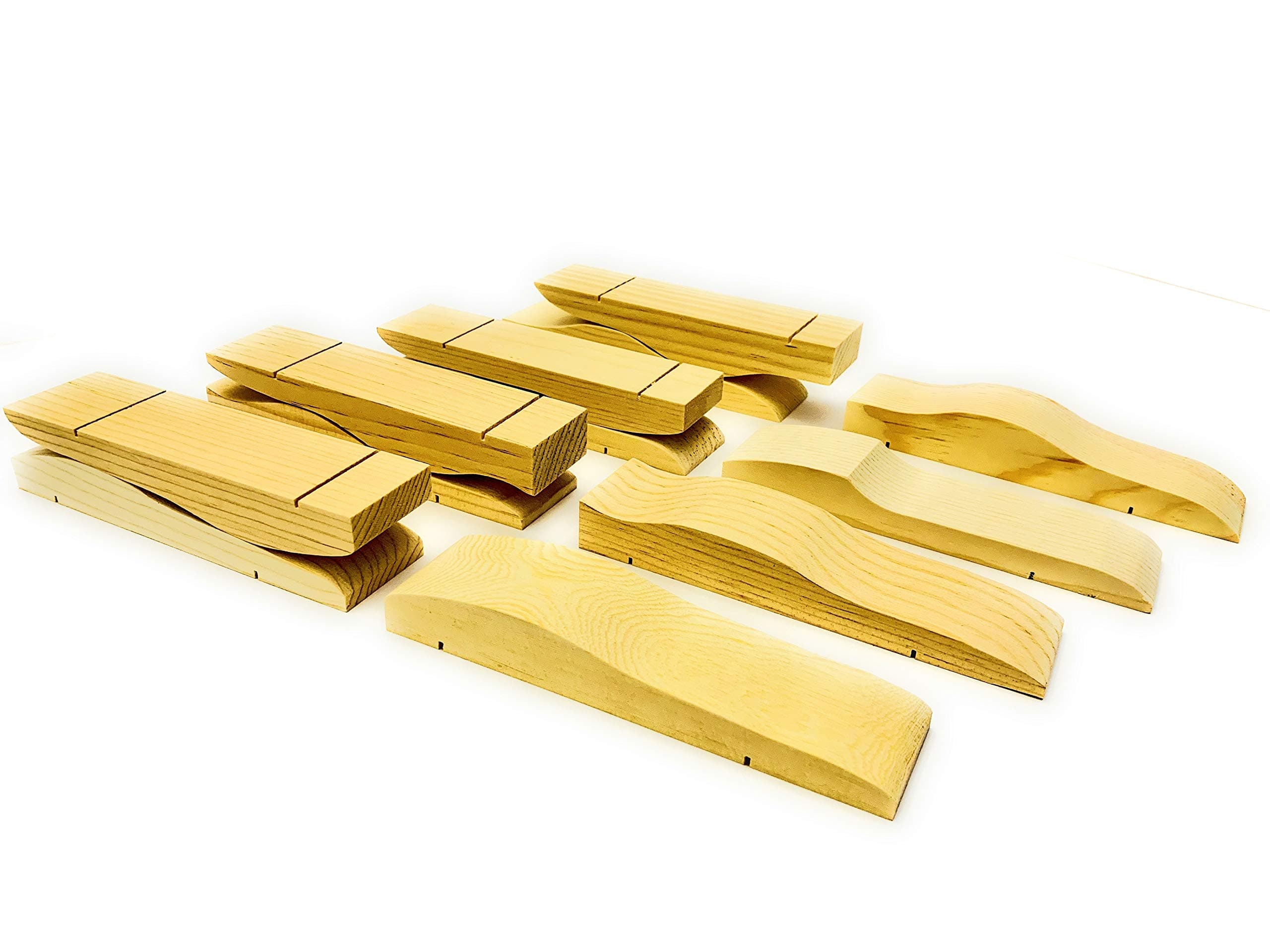 Maximum Velocity!Derby Car Kits, Shaped | Bulk Pack (12) | Pre-Shaped Pine Block Kits Includes Wheels & Axles | Pinewood Car Kits